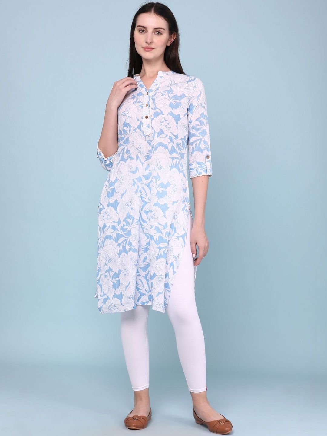 V-Mart Women Floral Printed Floral Kurta-picture-15