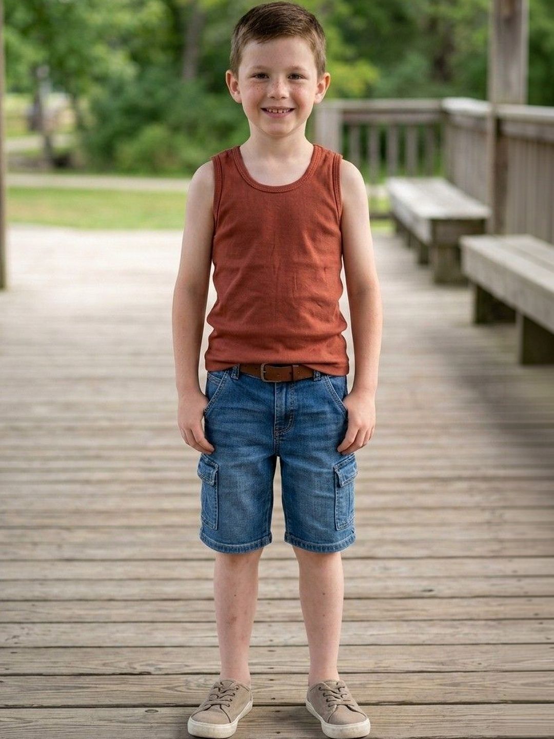 BAESD Boys Cotton Tank-picture-18
