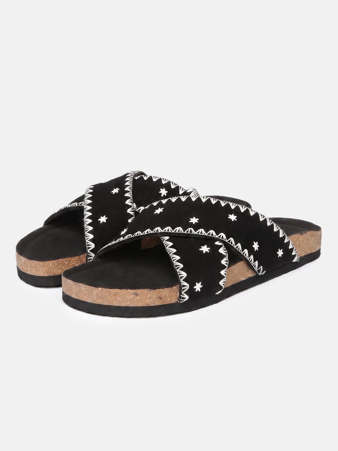 Nautica Women Leather Open Toe Flats-picture-55