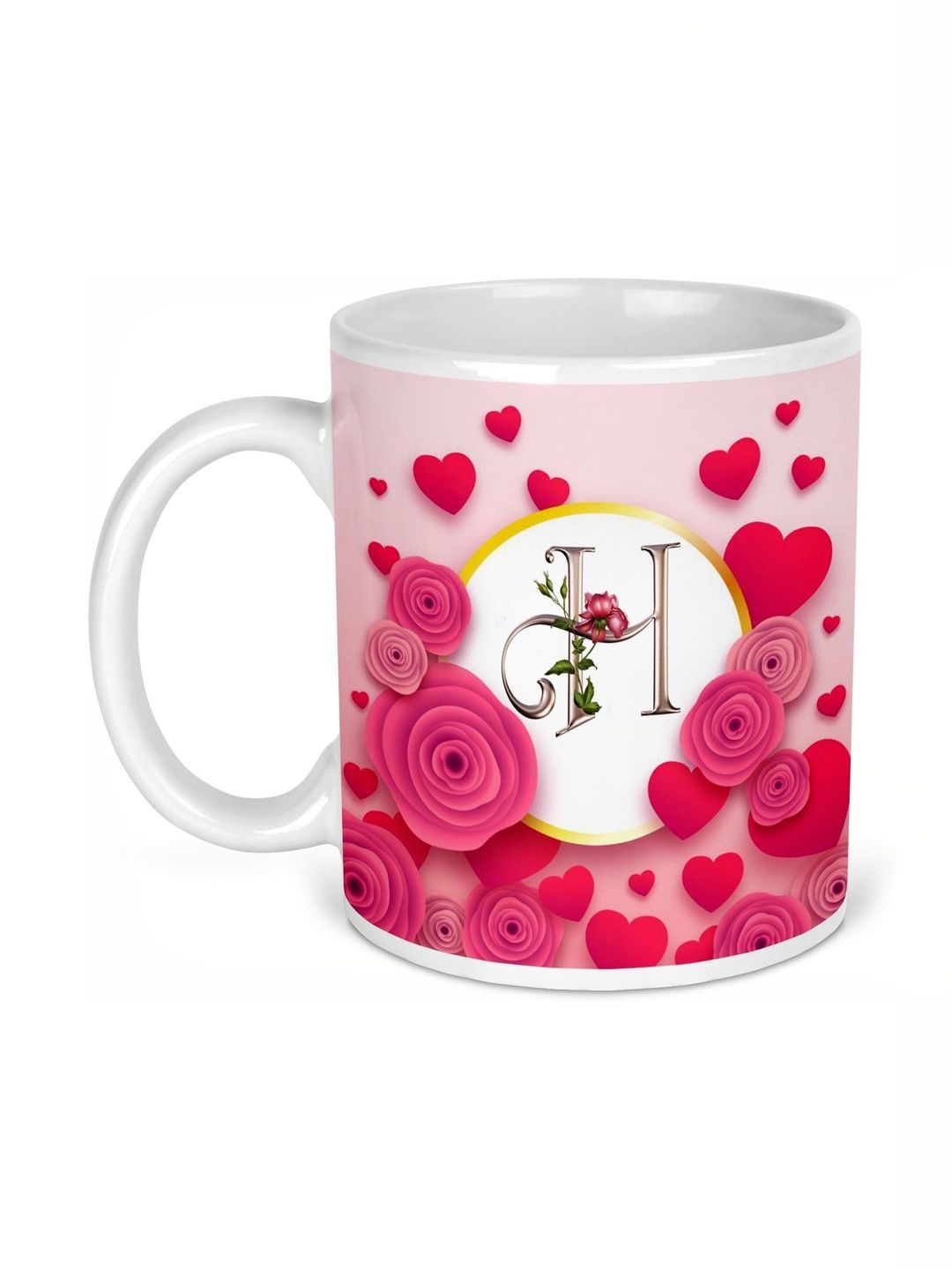 KUCHILA Multicoloured Floral Ceramic Glossy Set of Cups and Mugs-image-41