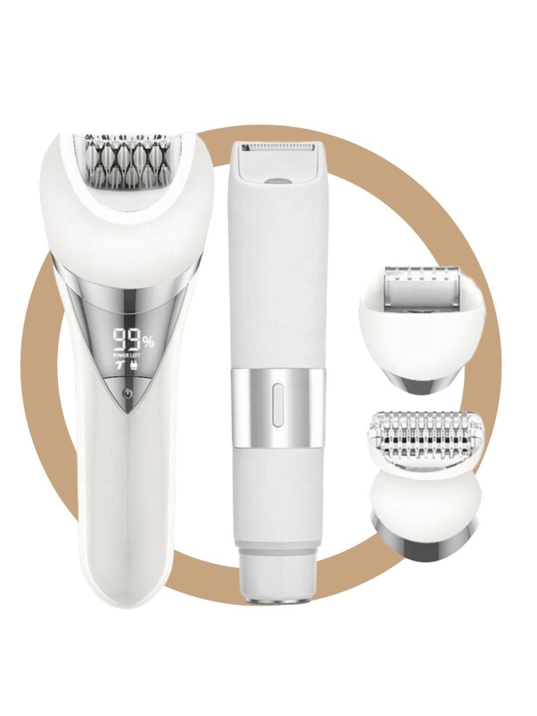THE PLUSH CO 5-in-1 Epilator Trimmer Combo For Full Body & Face-picture-16