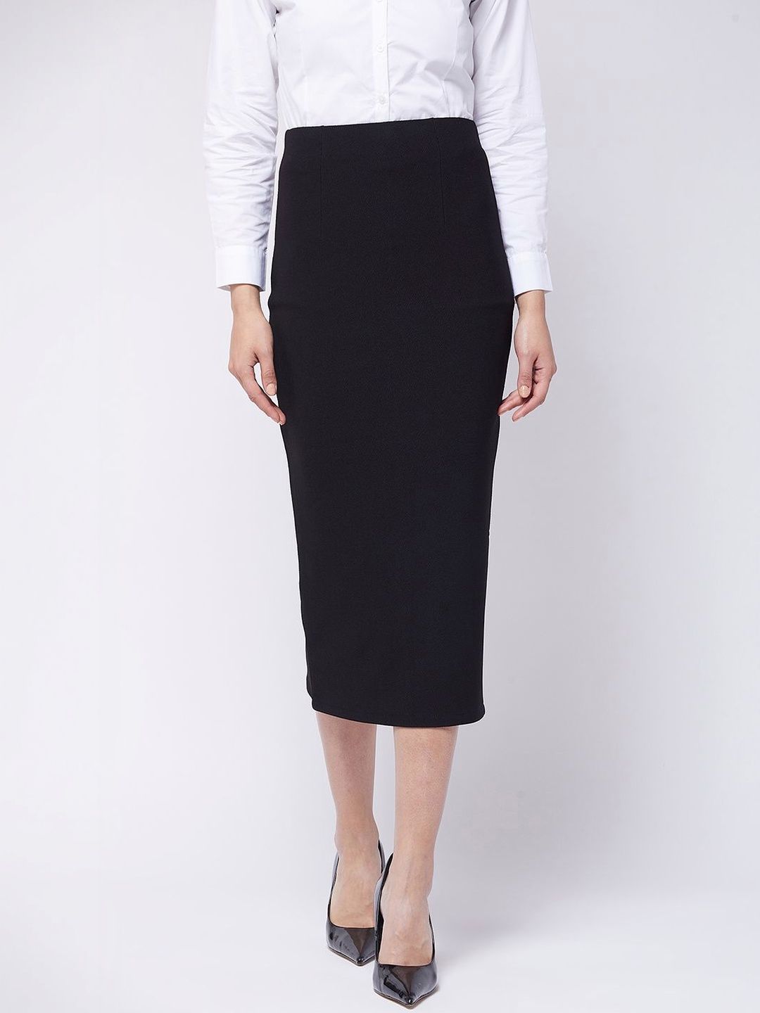 Rd designs Women Back Slit Midi Pencil Skirt-picture-26