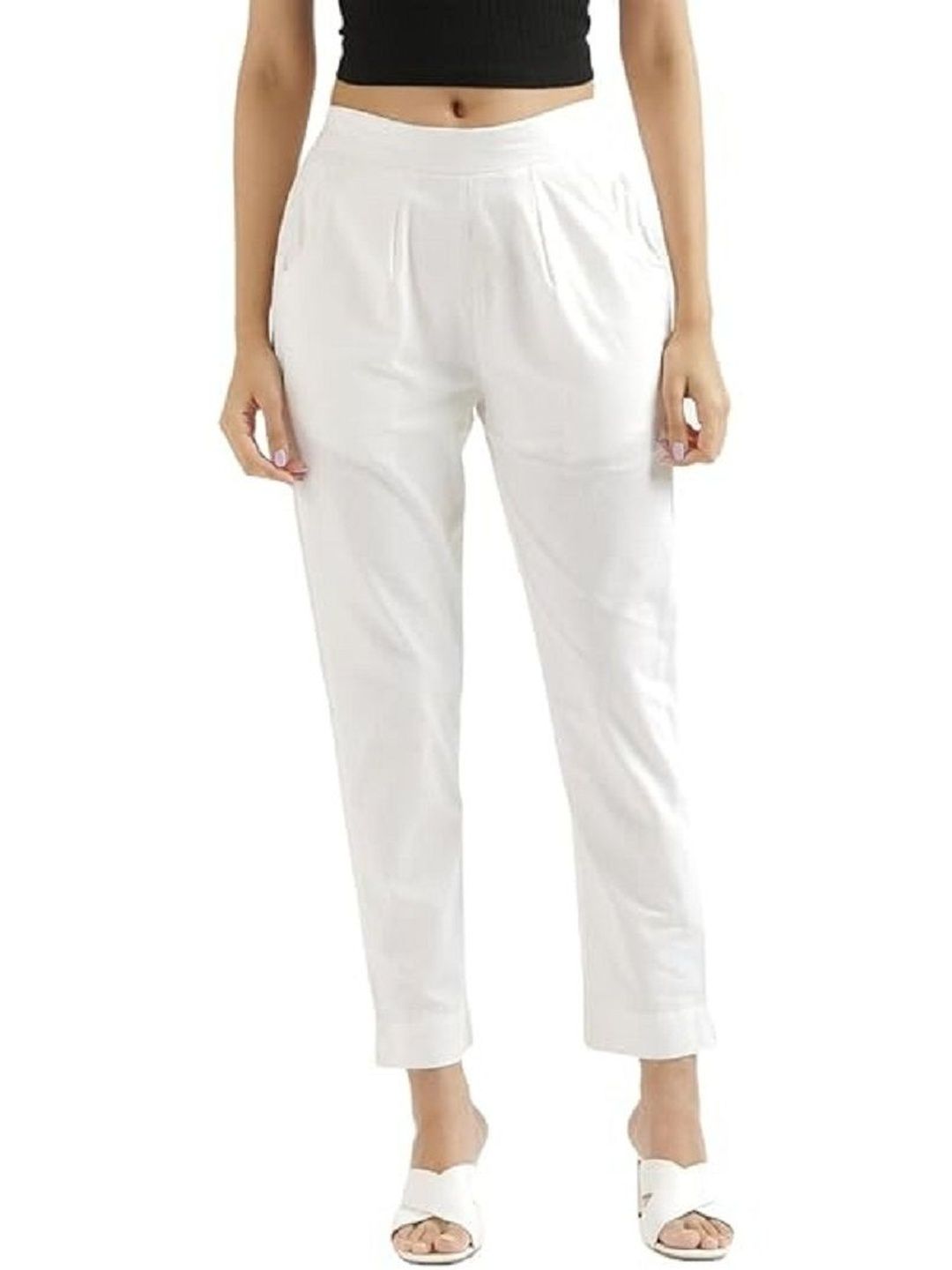 Harry Style Women Tailored Easy Wash Pleated Trousers-picture-58