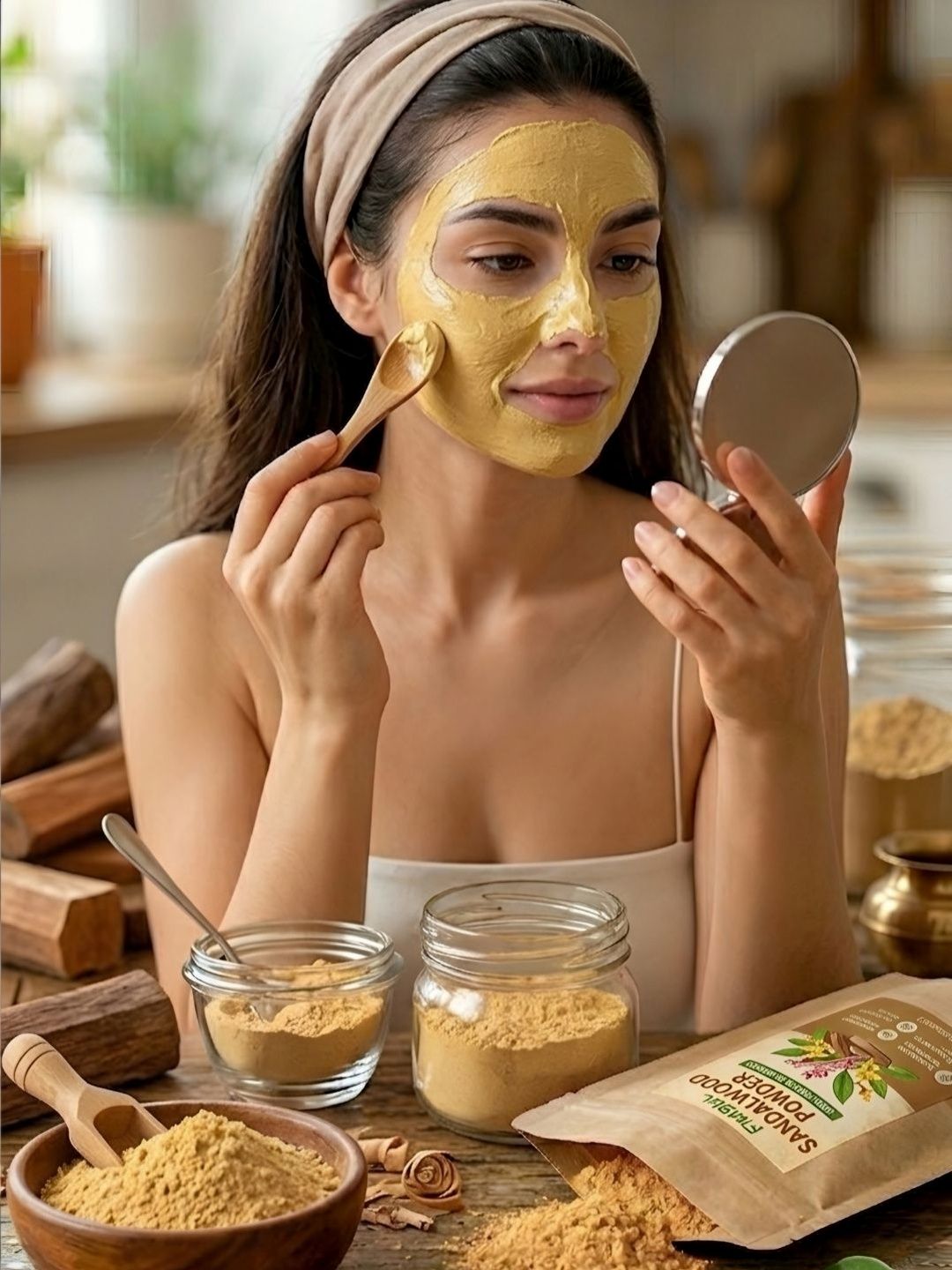 FIMBUL Sandalwood Powder For Radiant Complexion - 50 g-picture-44