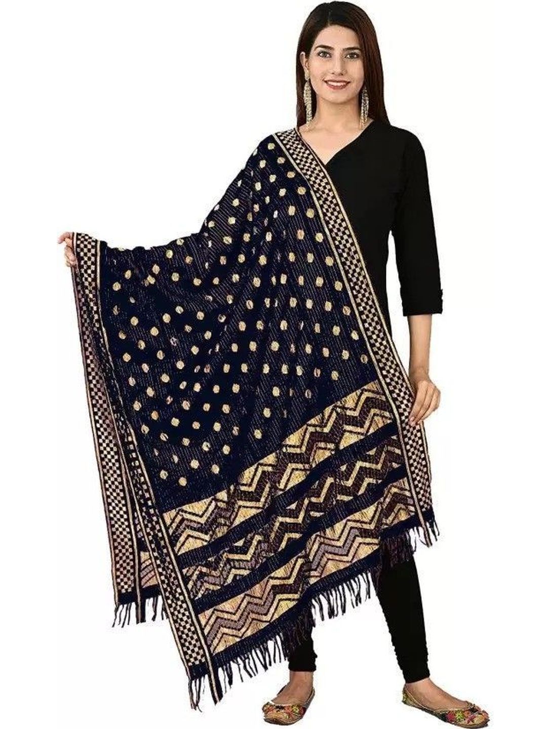 Kuhika Woven Design Dupatta with Zari-picture-56