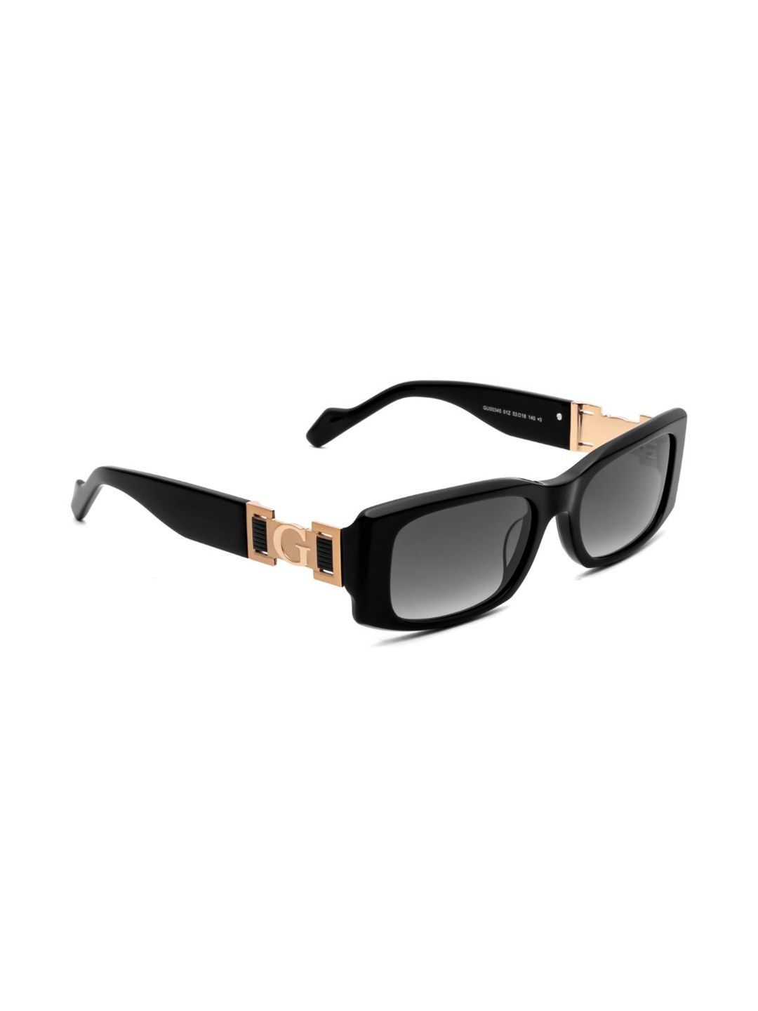 GUESS Women Purple Lens & Black Rectangle Sunglasses with-image-41
