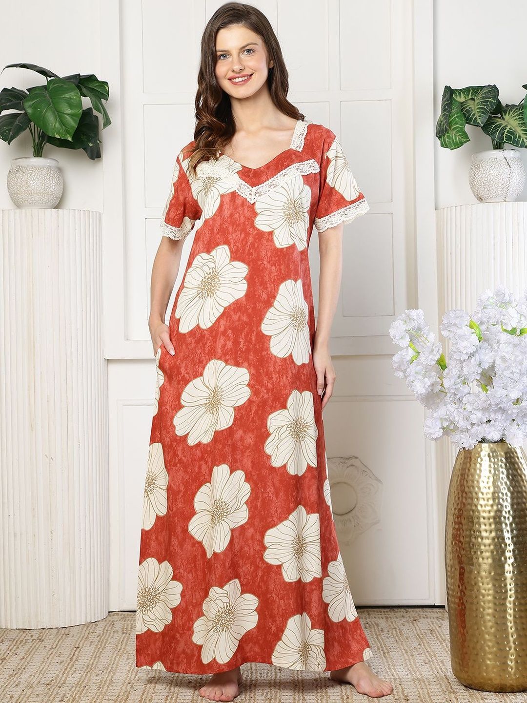Claura Printed Maxi Nightdress-picture-17