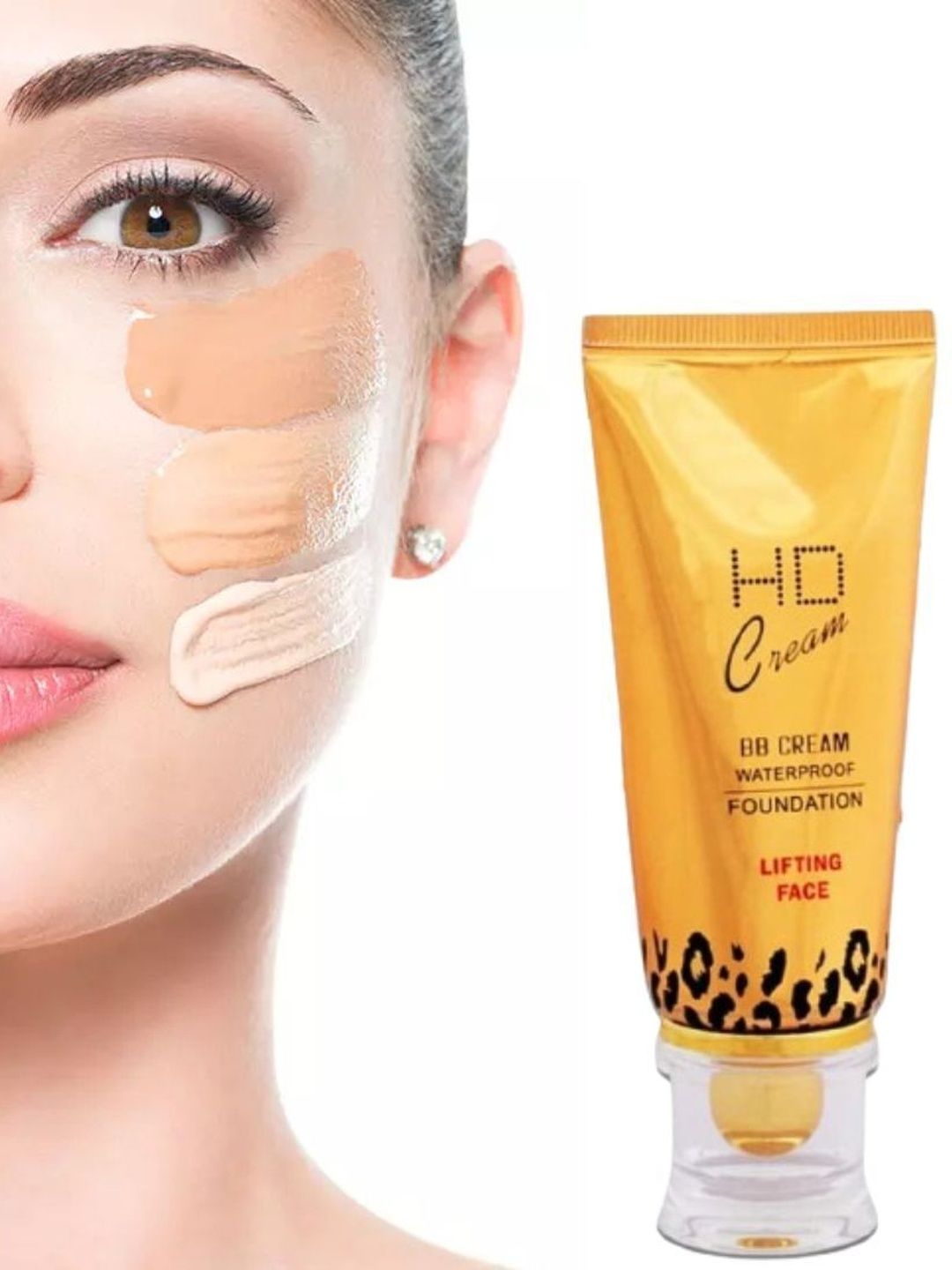 kirmit High Coverage Foundation Cream - Ivory-image-6