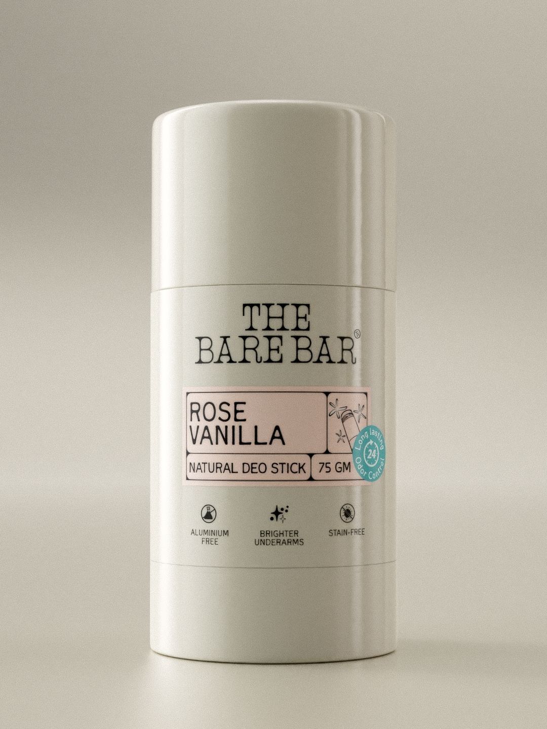The Bare Bar Rose Vanilla Natural Deodorant Stick - 75 g-image-39