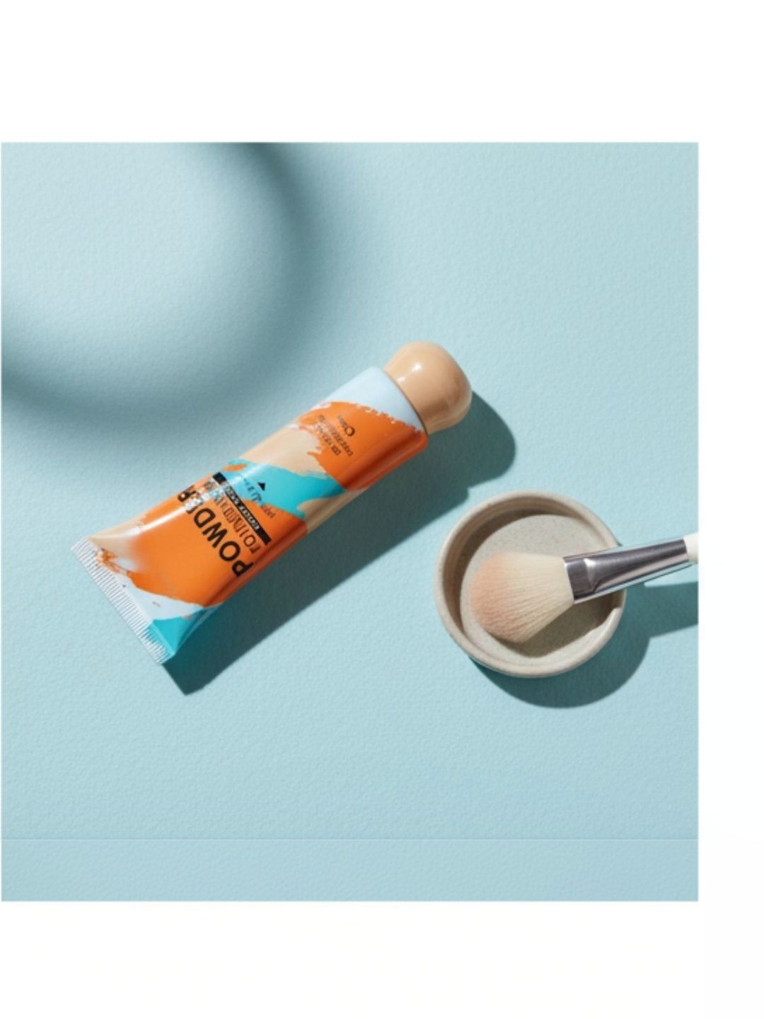 kirmit Long Lasting Powder Foundation - 40 ml - Ivory-image-3