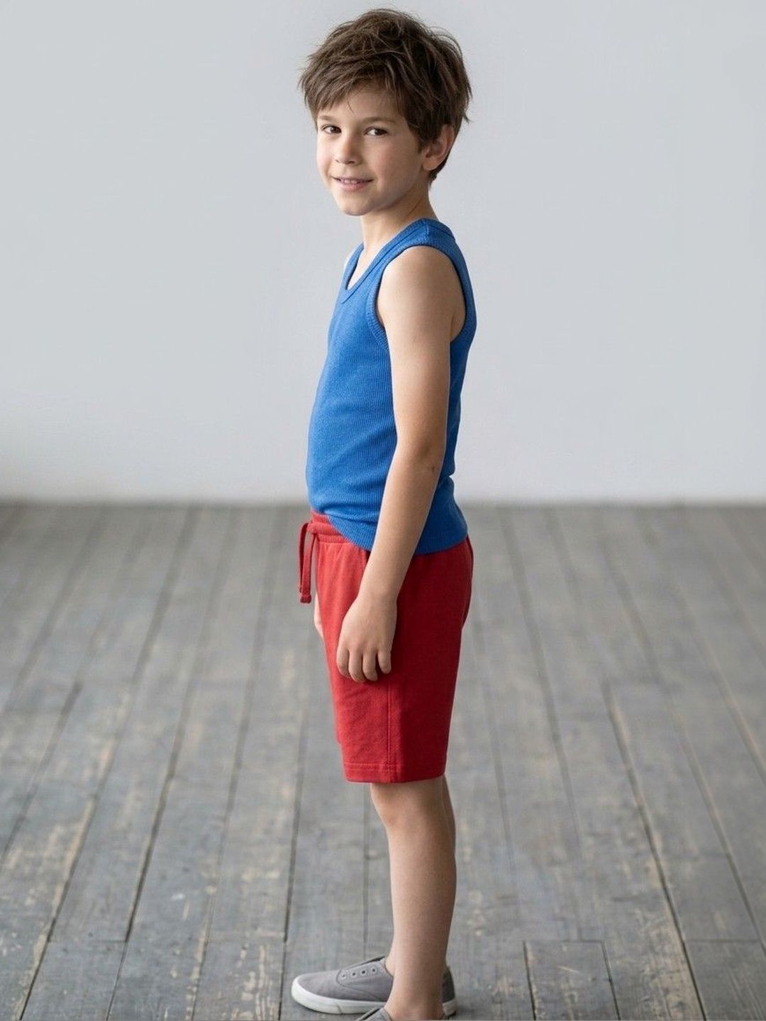 BAESD Boys Self Design Cotton Tank-picture-40
