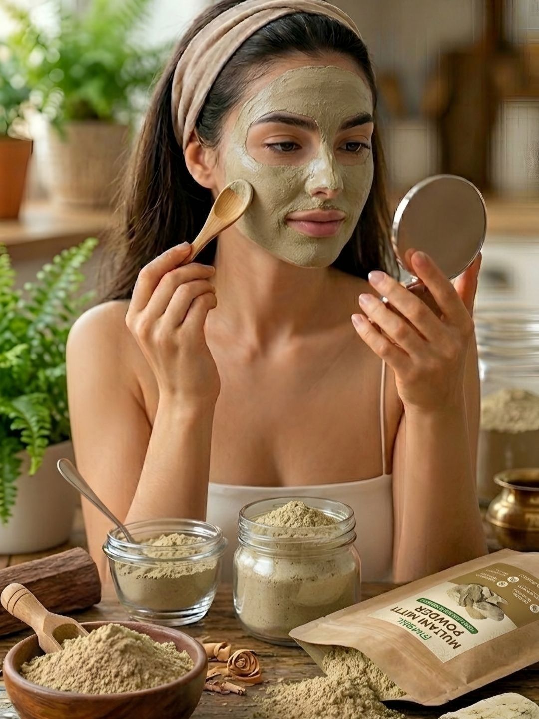 FIMBUL Multani Mitti Face Mask Powder - 50 g-picture-26