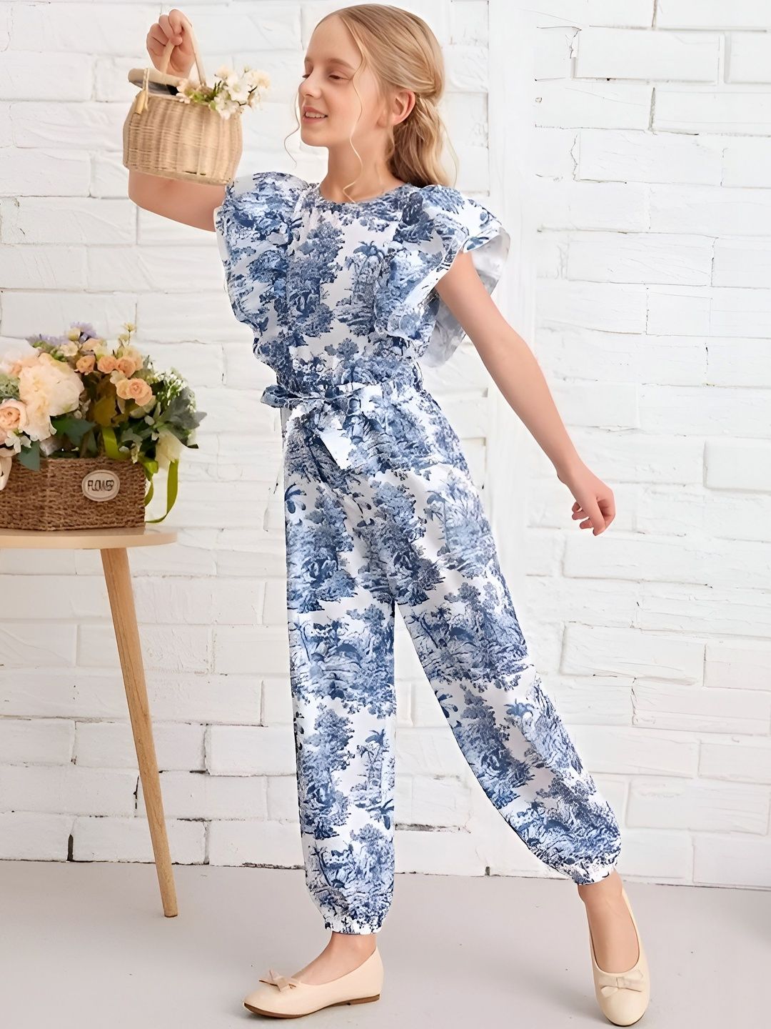 YK Print Ruffled Maxi Dress-picture-39