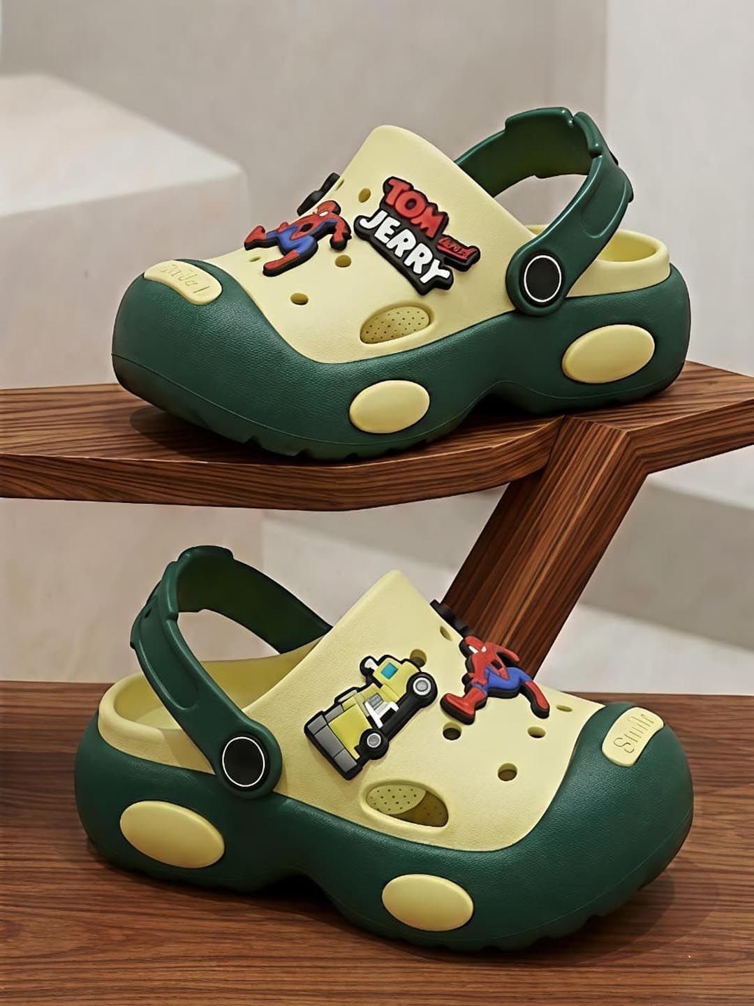 Crazyly Unisex Kids Printed Croslite Clogs-picture-44