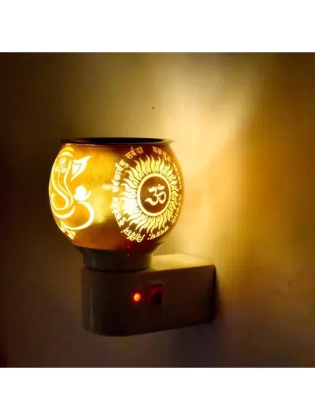 1ST TIME Yellow Printed Kapoor Dani Aroma Oil Diffusers-picture-18