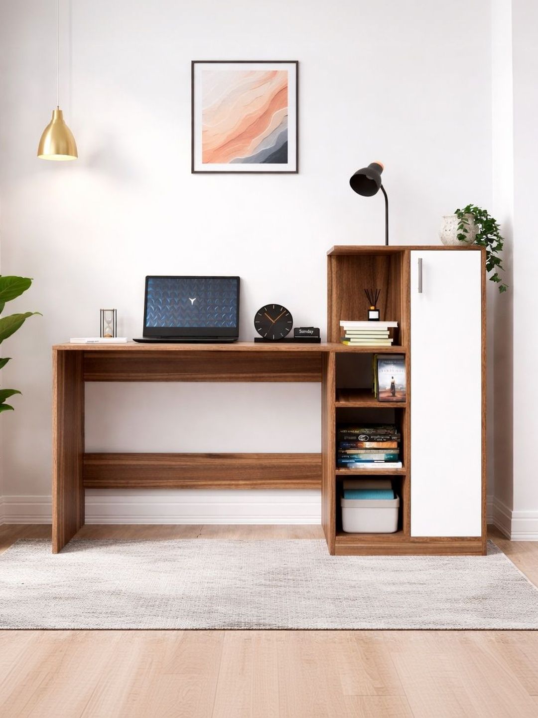 SPYDER CRAFT Brown Engineered Wood Strong & Durable Study Table-image-21