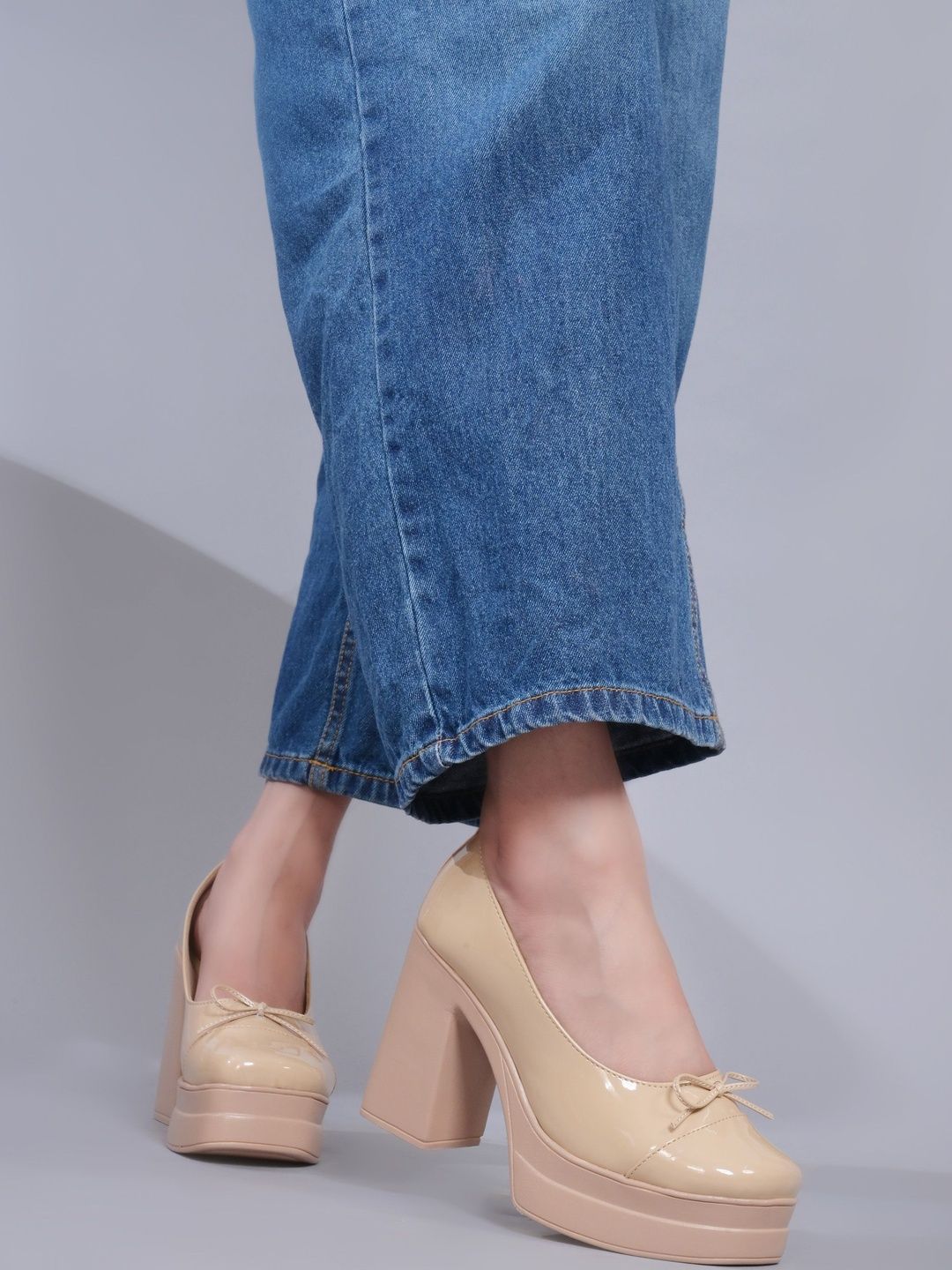 JM Looks Block Pumps with Bows-picture-43