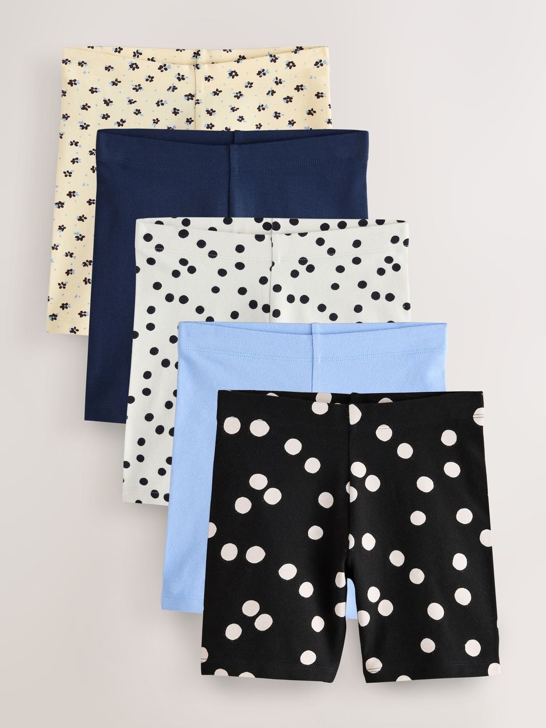 NEXT Girls Pack Of 5 Printed Shorts-picture-18