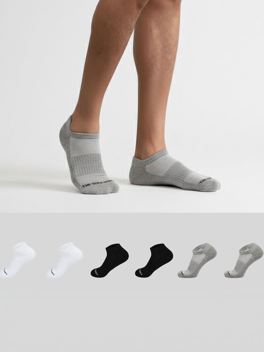 The Sock Street Unisex Cotton Assorted Ankle Length Socks-picture-17