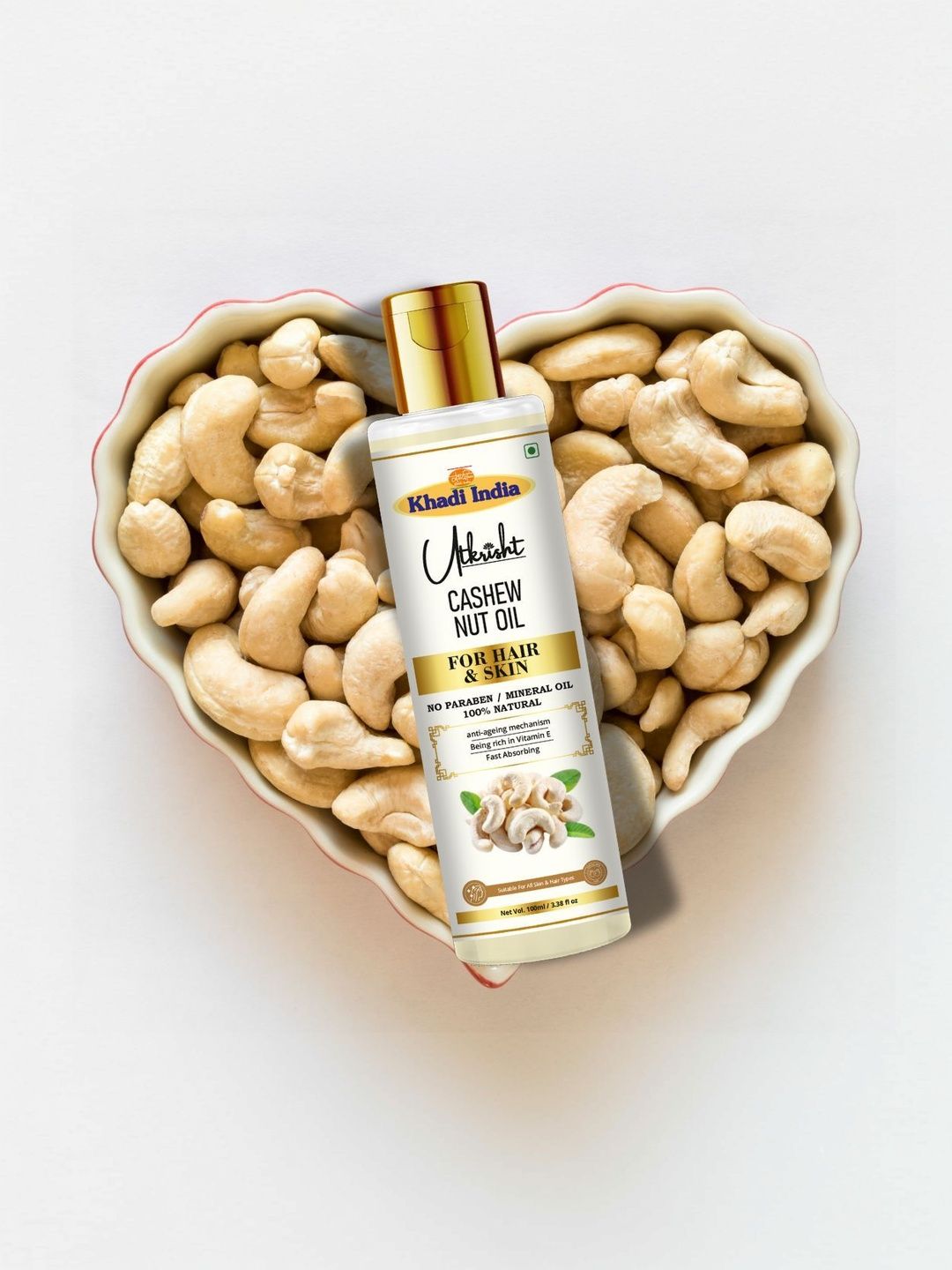 Utkrisht Cashew Nut Hair Oil - 100 ml-image-31