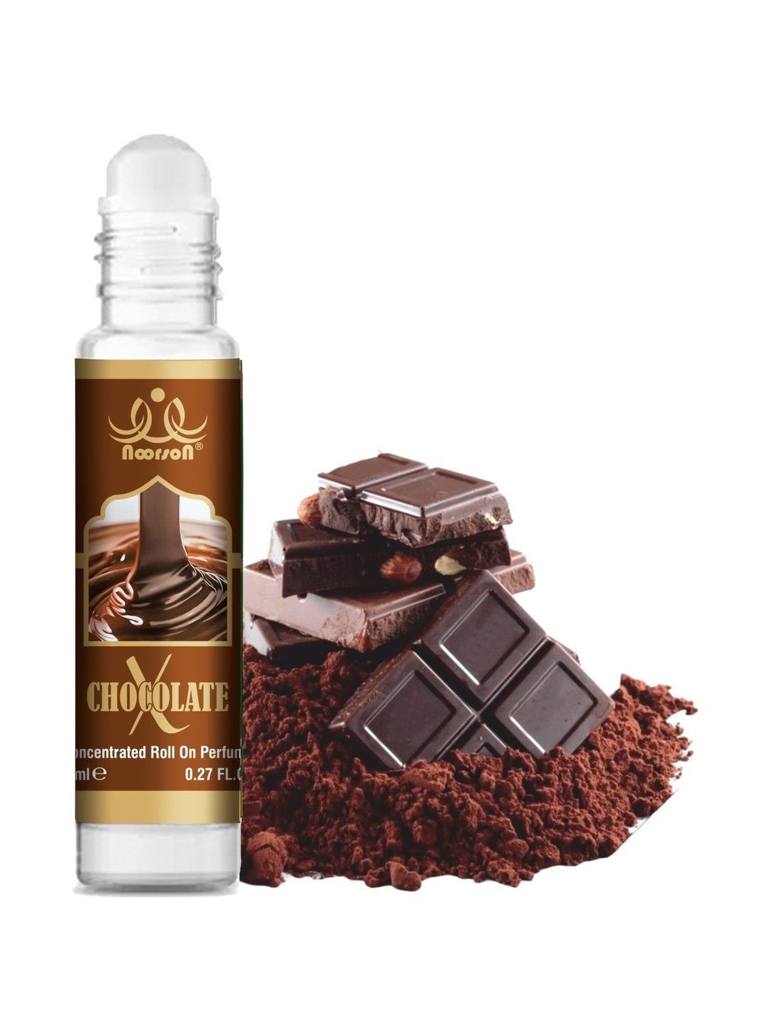 Noorson Unisex X Chocolate Long Lasting Roll On Attar - 8 ml-image-10