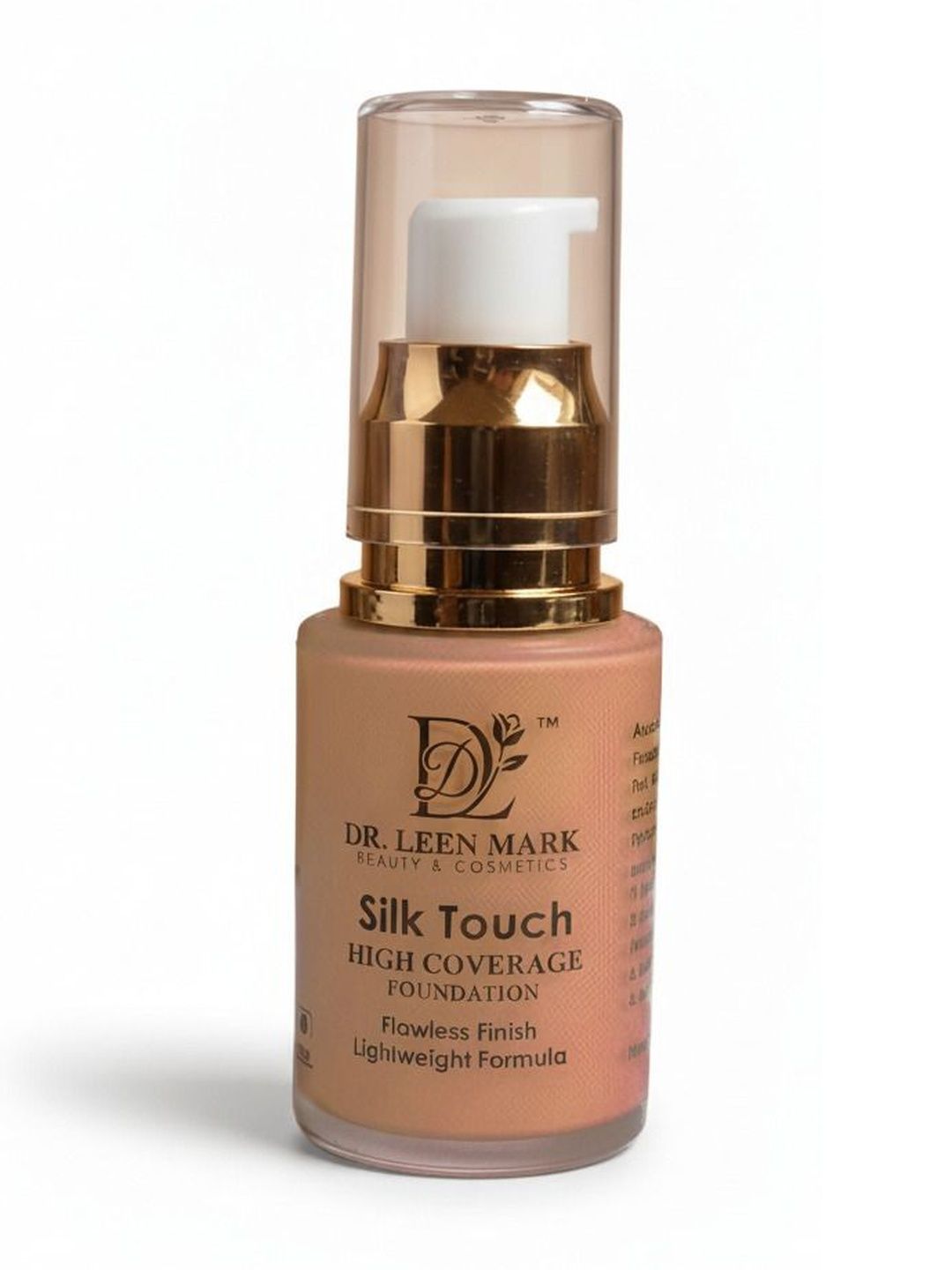 DR LEEN MARK Silk Touch High Coverage Foundation - 25 ml - Caramel Beige-picture-45