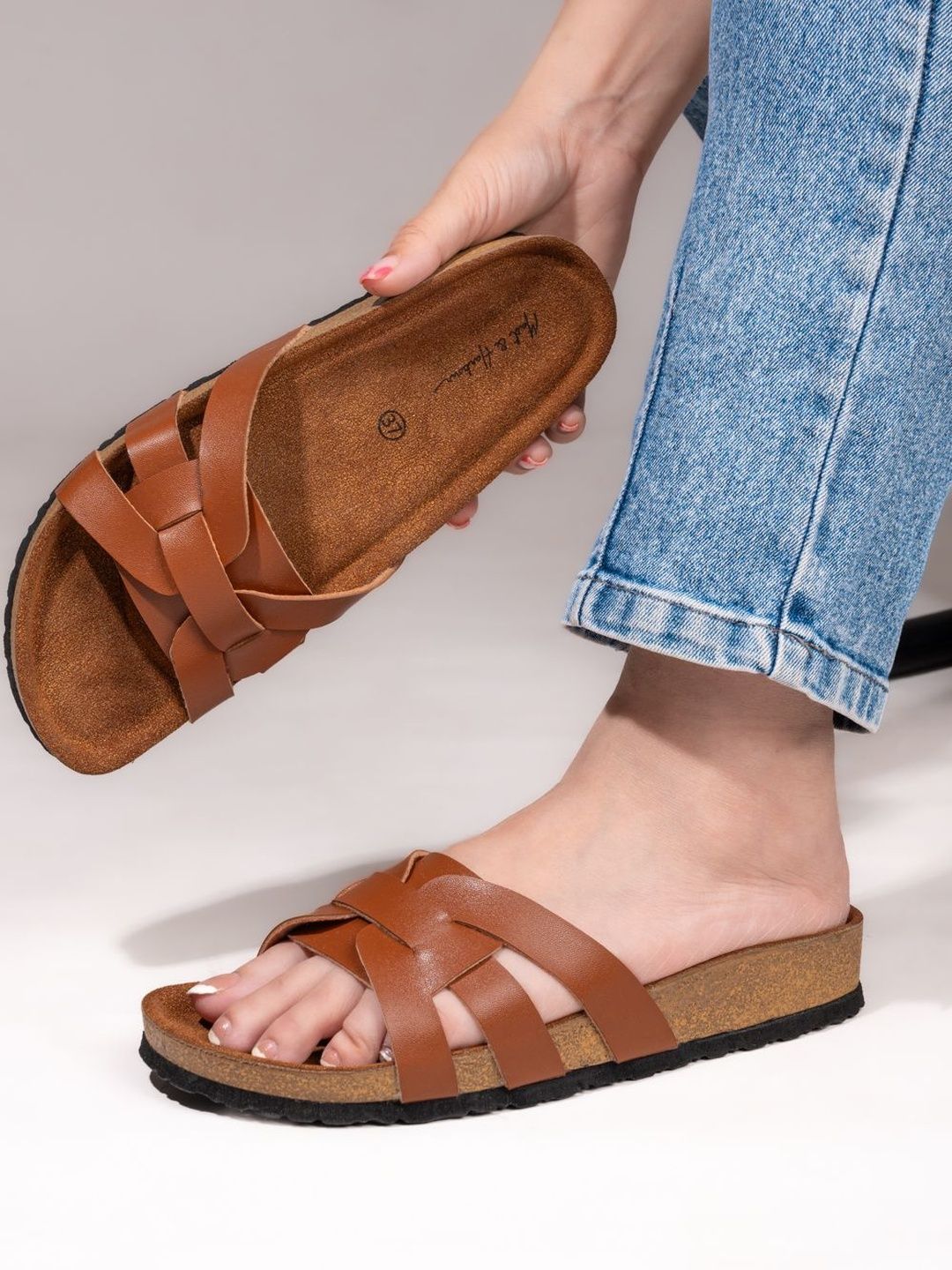 Mast & Harbour Women Open Toe Flats-picture-18