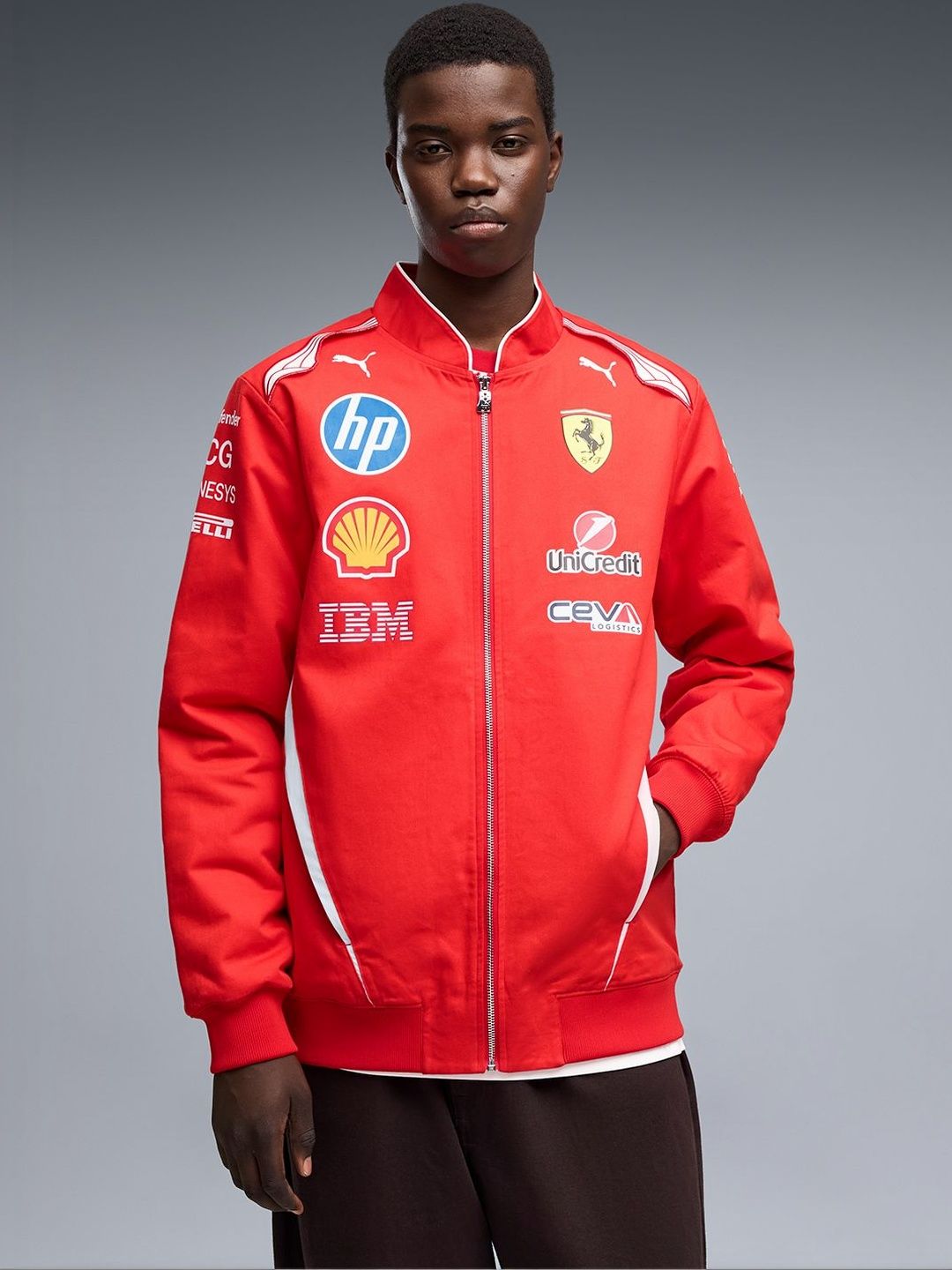 PUMA Motorsport Men Brand Logo Bomber Jacket-picture-50