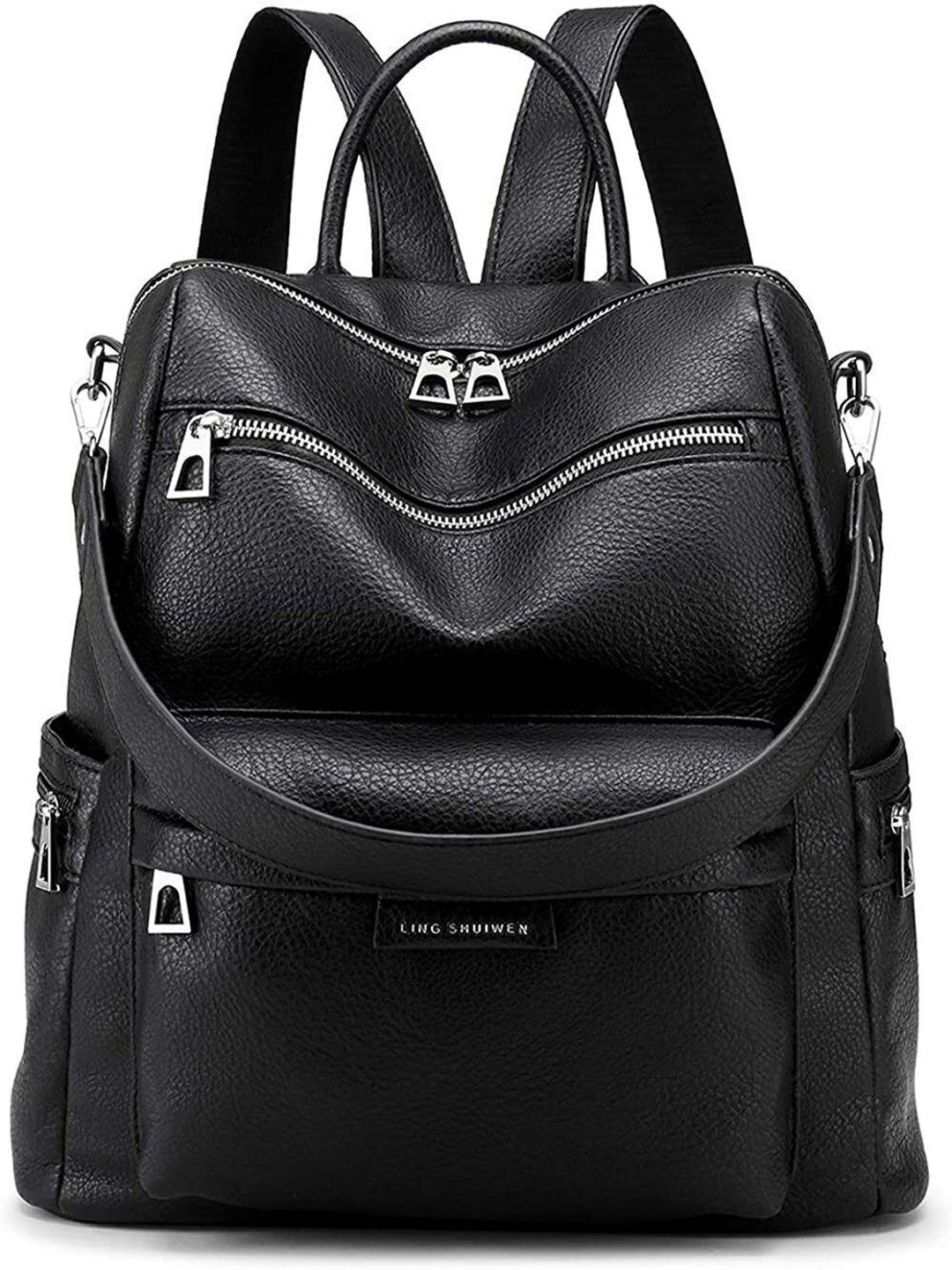 MomsyStore Women Leather Backpack-image-2