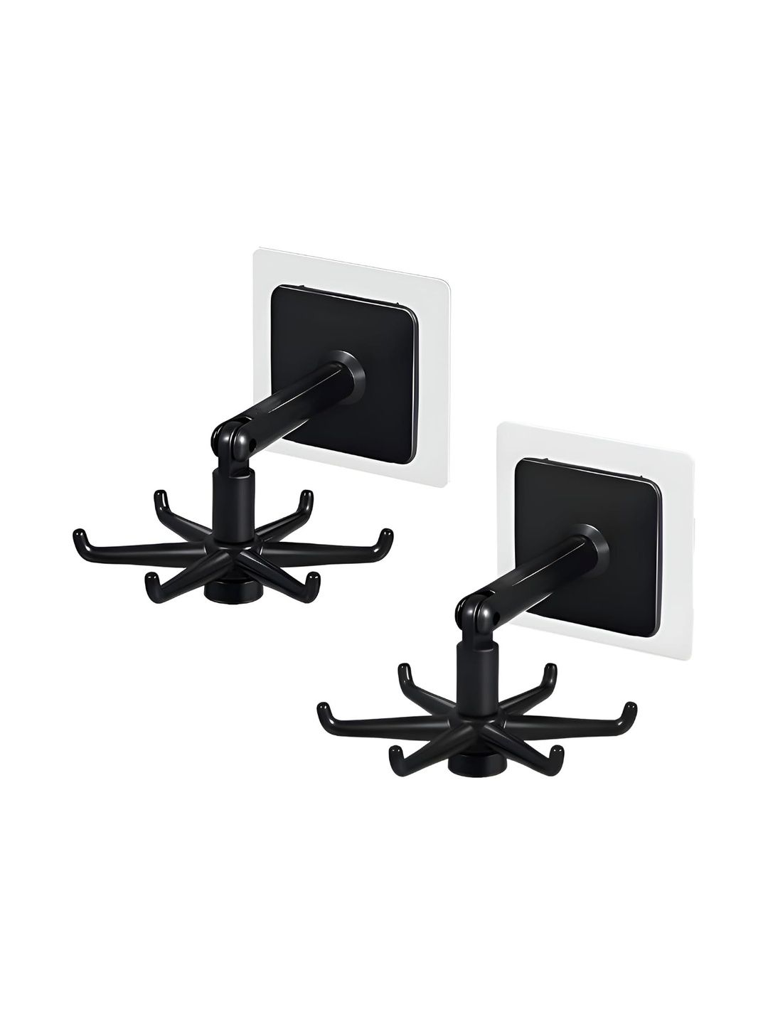 NVF Pack Of 2 Black Hooks and Holders-picture-17