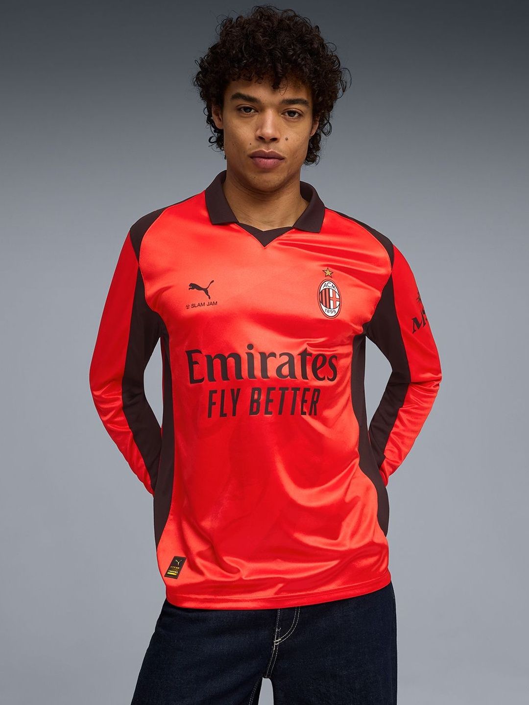 Puma AC Milan x Slam Jam Men's Long Sleeve Jersey-picture-26