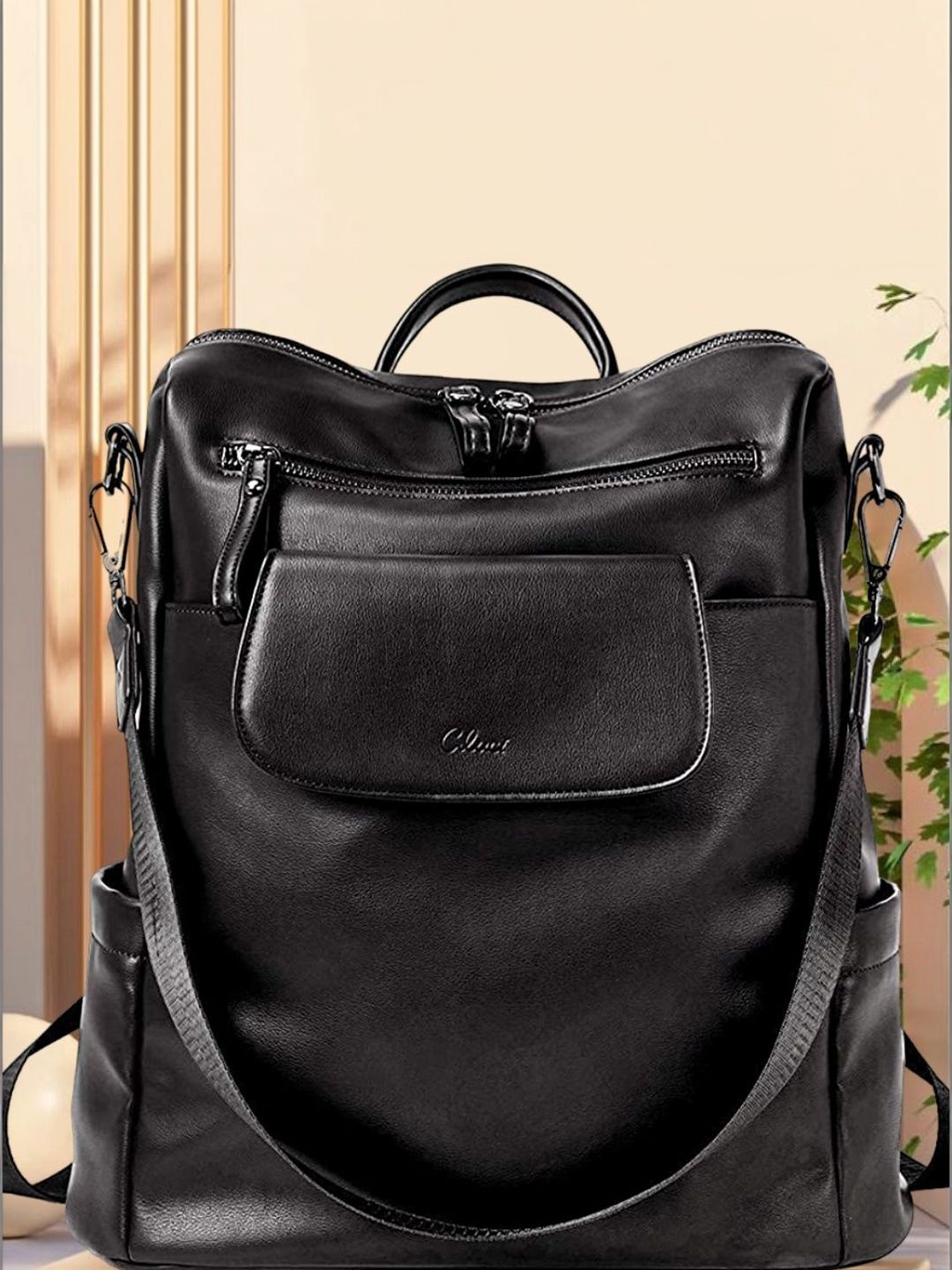 MomsyStore Men Textured Backpack-image-26