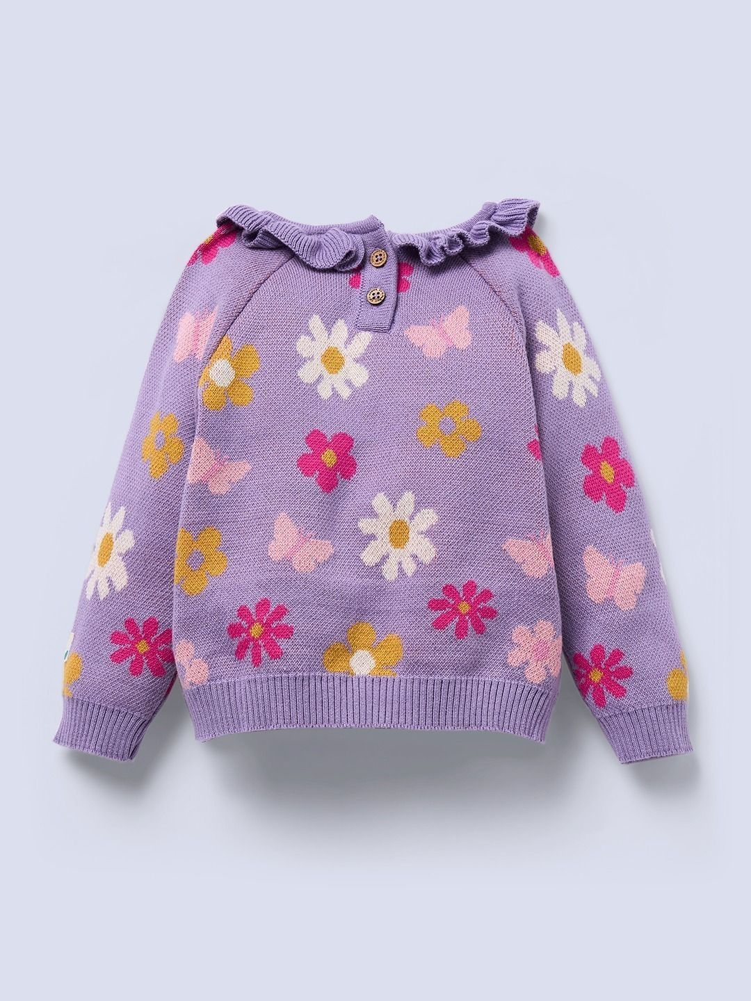 Ed-a-Mamma Girls Floral Printed Pullover-picture-34