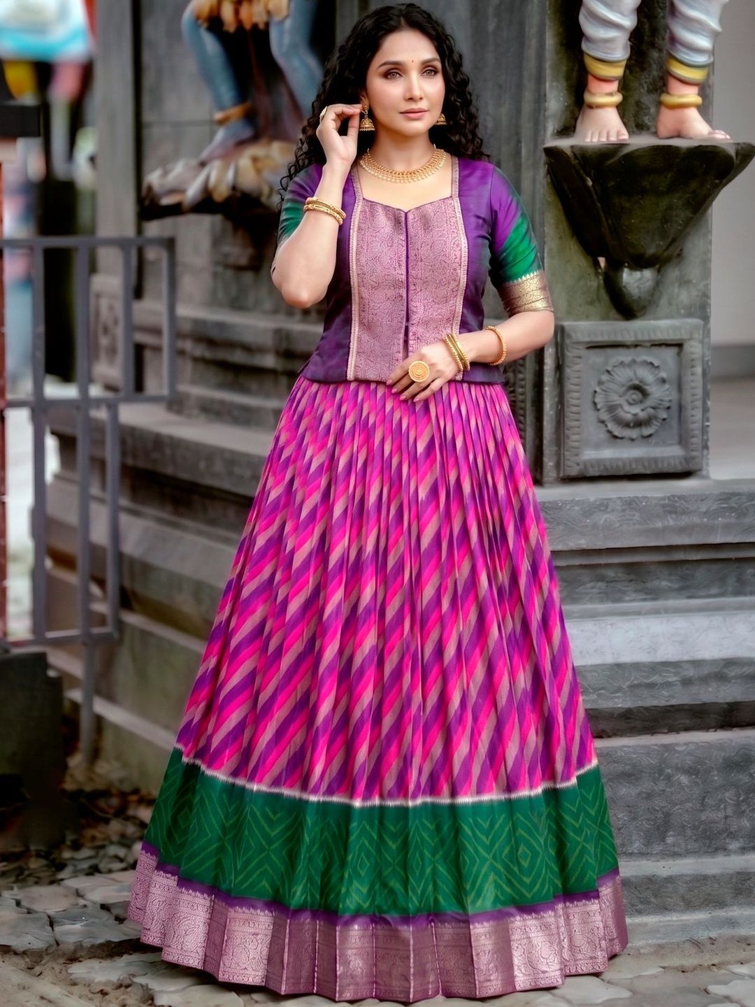 LOOKNBOOK ART Ready to Wear Lehenga &-picture-35