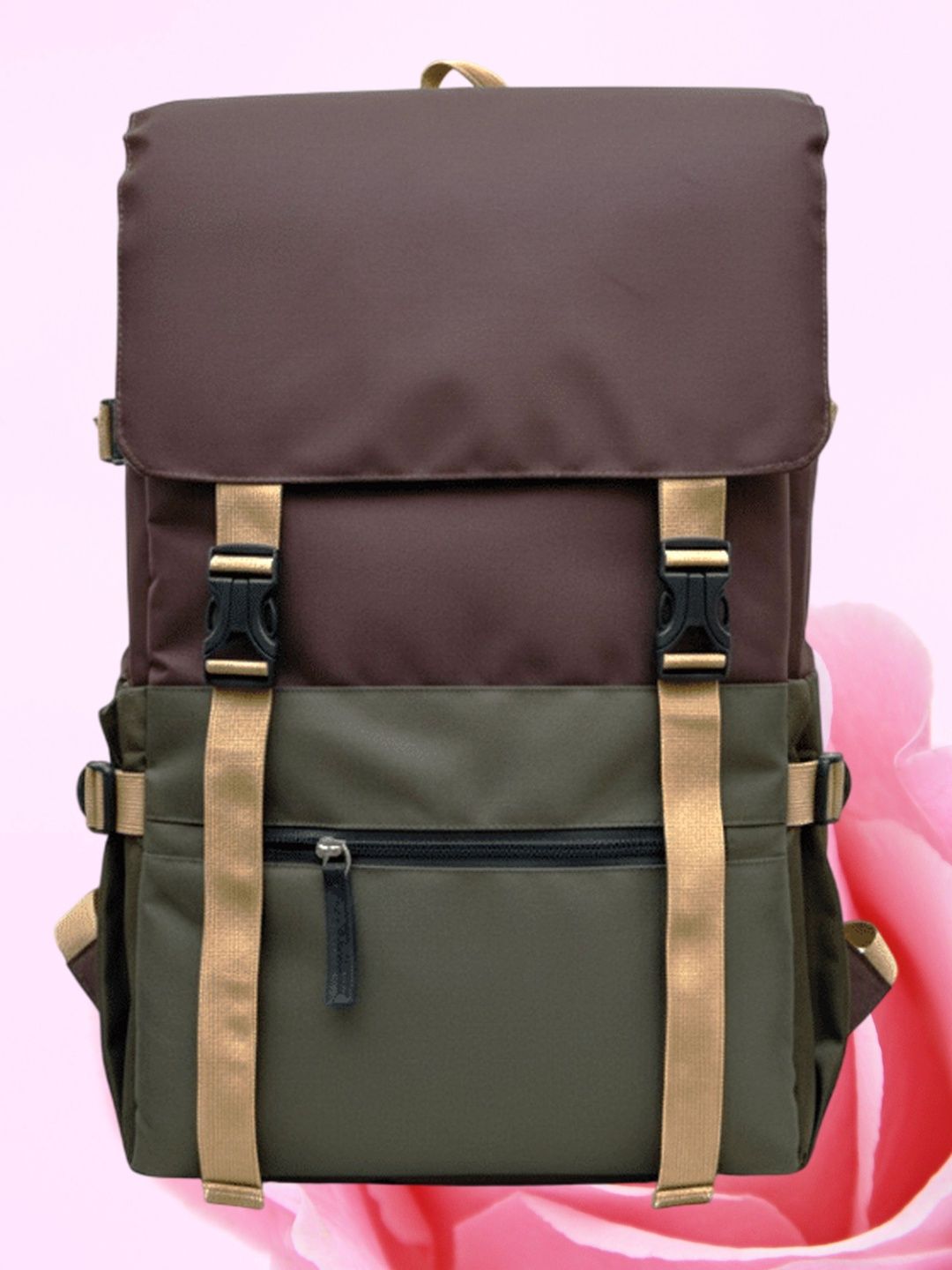 MomsyStore Women Colourblocked Ergonomic Backpack-picture-47