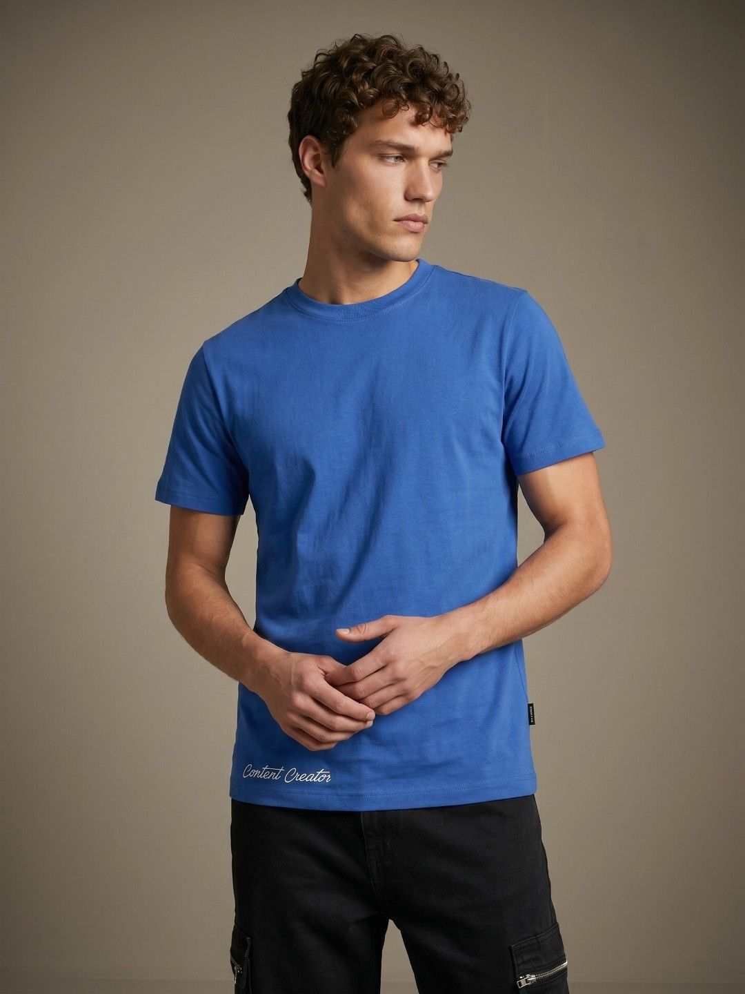 glitchez Typography Recycled Cotton T-shirt-image-8