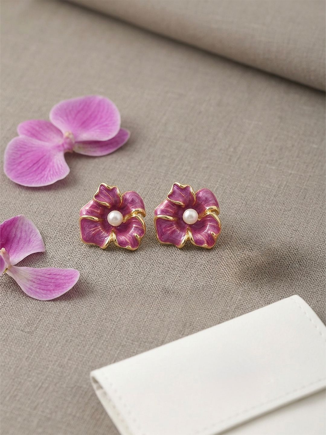 jueri Floral Studs Earrings-picture-36