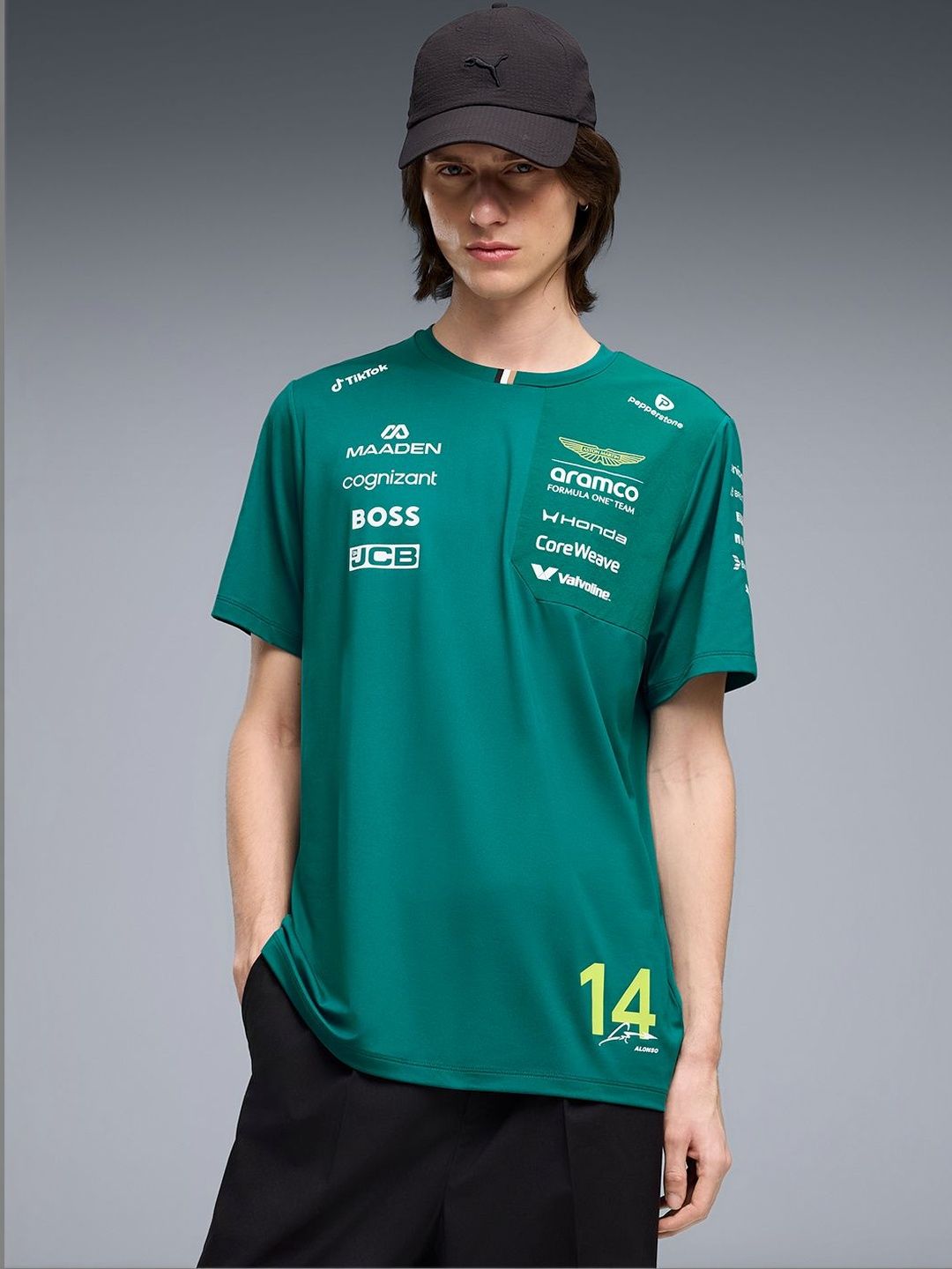 PUMA Motorsport x ASTON MARTIN ARAMCO F1(r) TEAM Replica Alonso Tee-picture-53