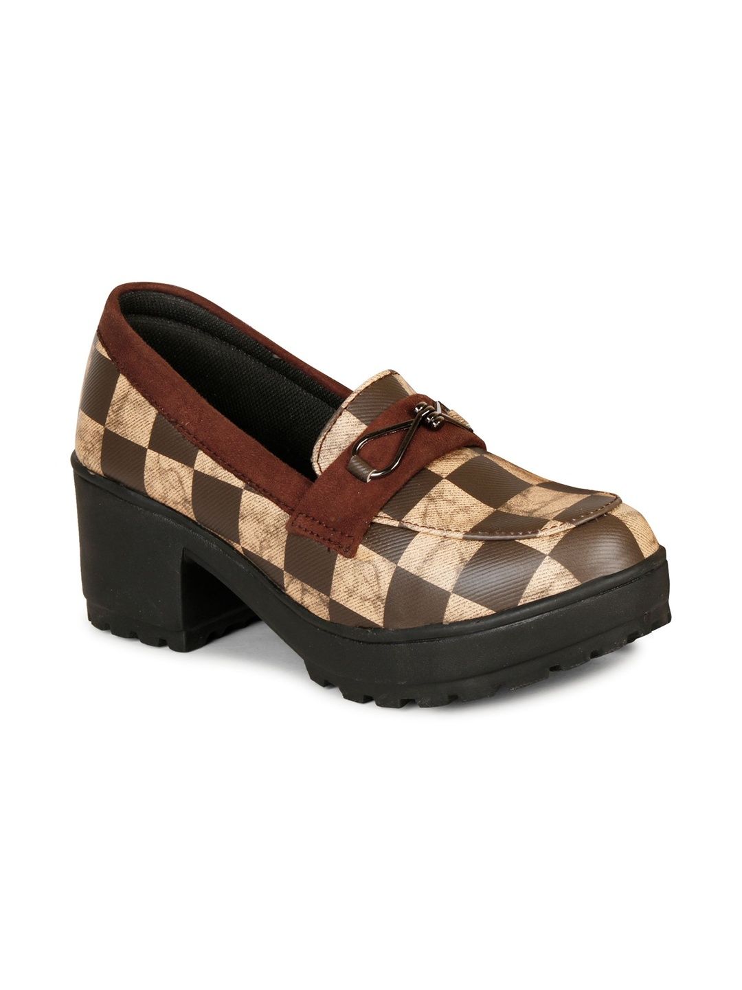 CORSICA Women Colourblocked PU Loafers-image-43