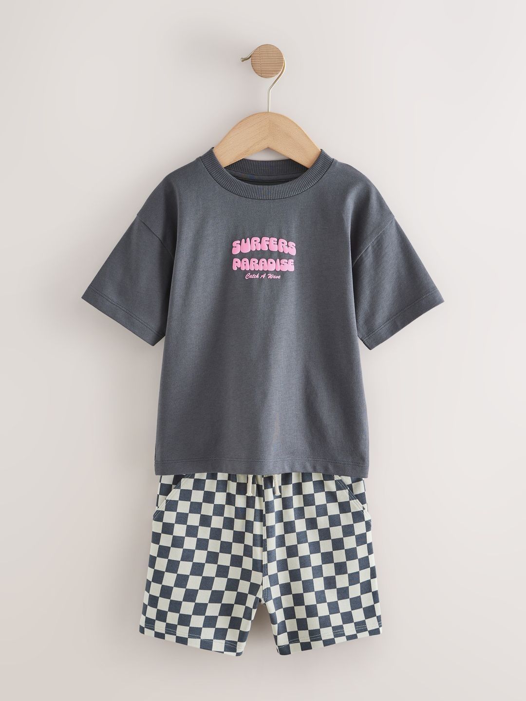 NEXT Boys Printed T-shirt with Shorts-picture-24