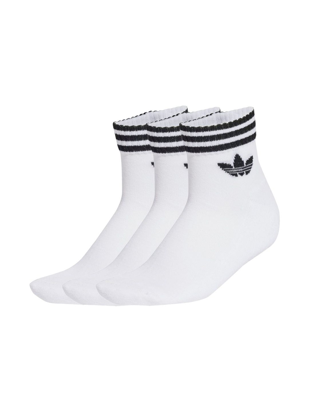 ADIDAS Originals Unisex Cotton Striped Ankle Length Socks-image-19