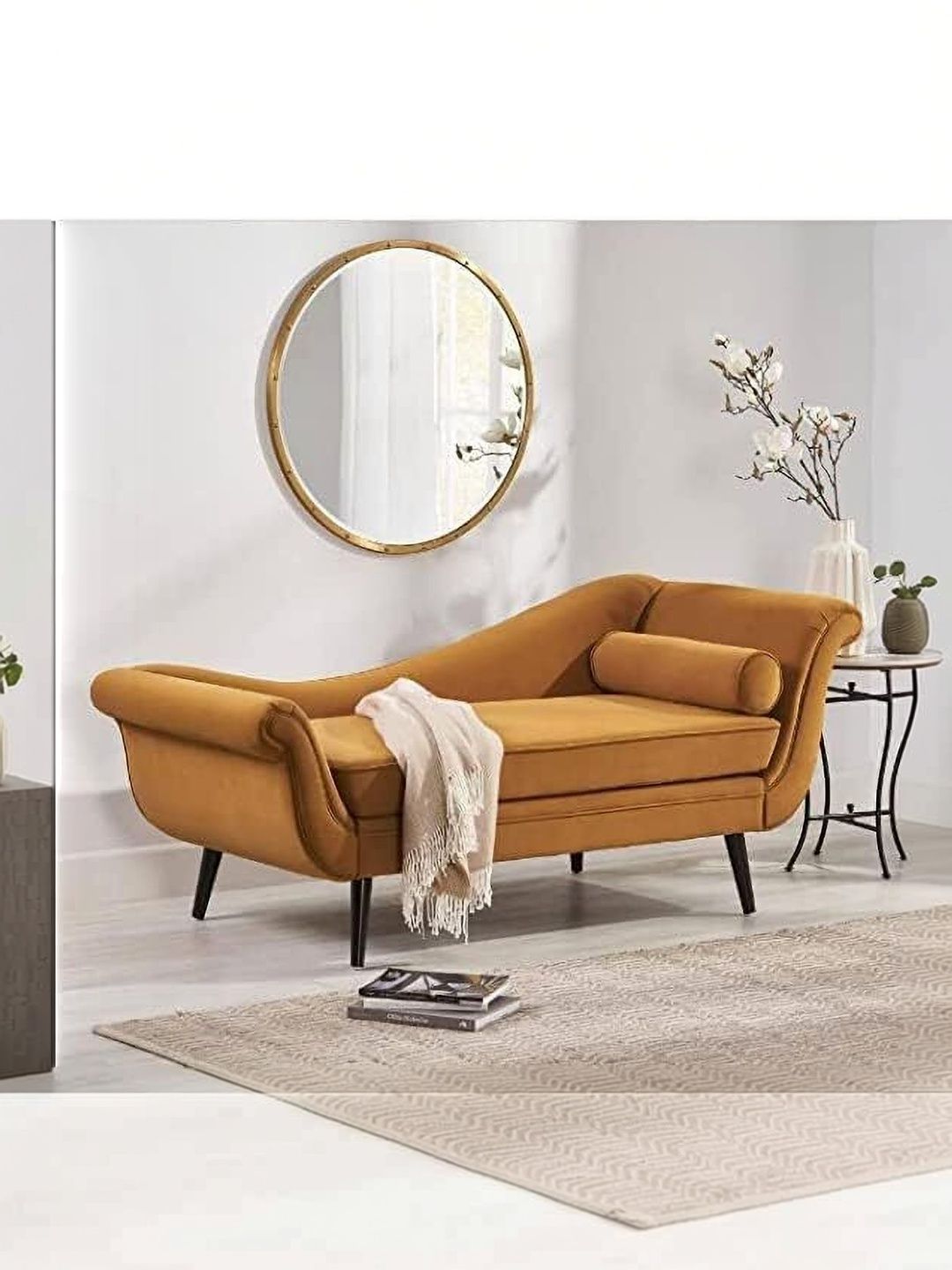 INDIAWOODMART Brown Textured Wooden 3 Seater Sofa-picture-21
