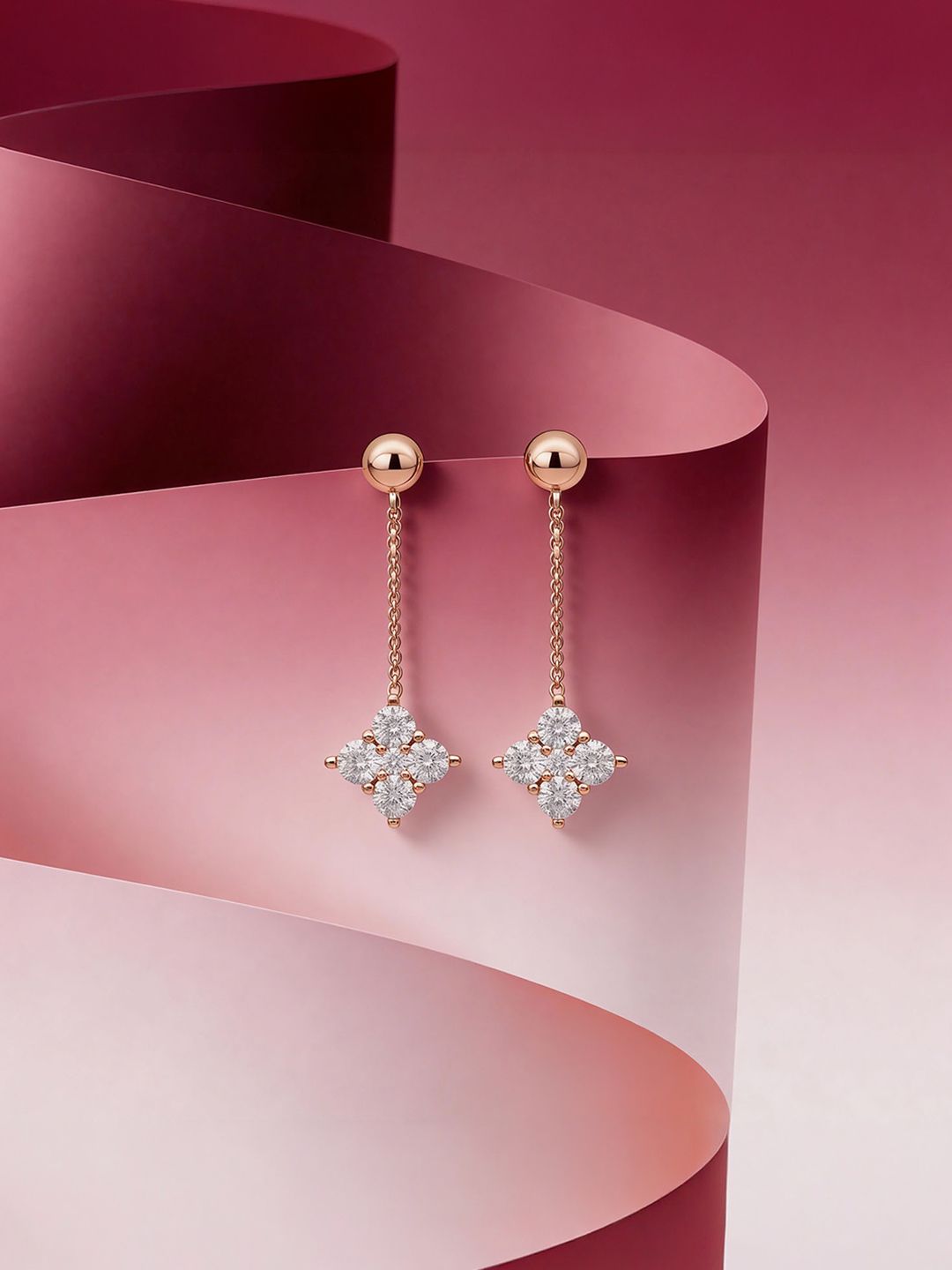 Zavya Floral Drop Earrings-picture-29