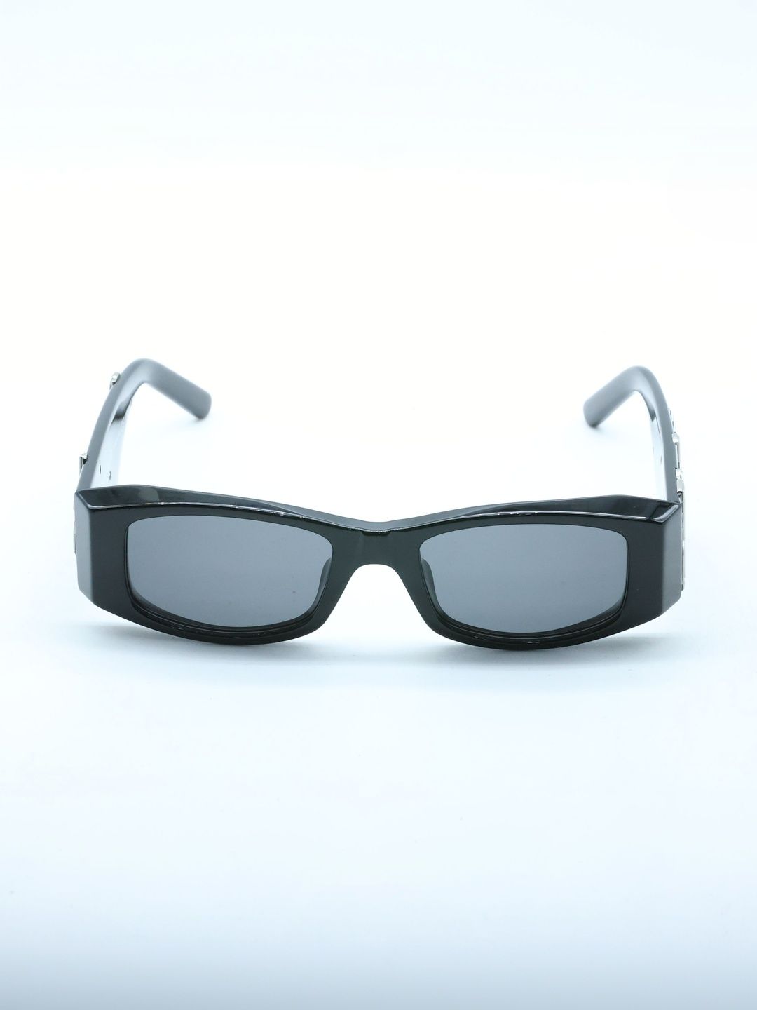 Palm Angels Unisex Grey UV Protected Lens & Black Rectangle Sunglasses-image-3