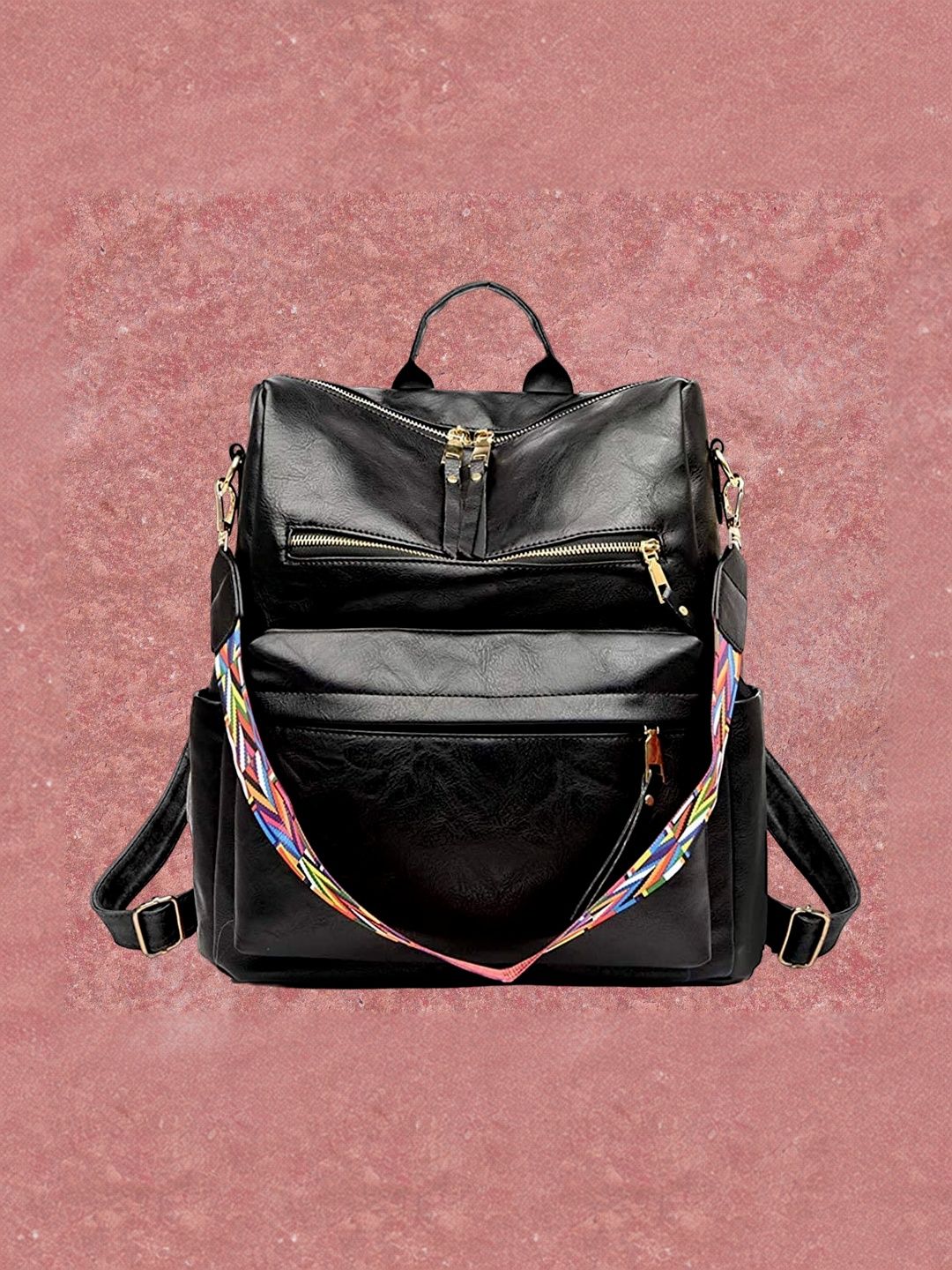Spinsell Women Geometric Backpack-picture-37