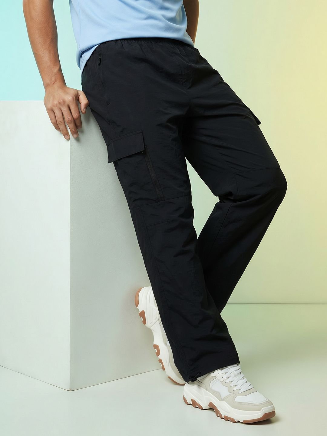HRX by Hrithik Roshan Men Cargo Style Casual Track Pants-image-43