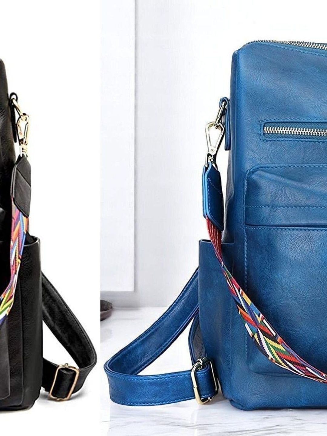 MomsyStore Women Colourblocked Backpack-image-48