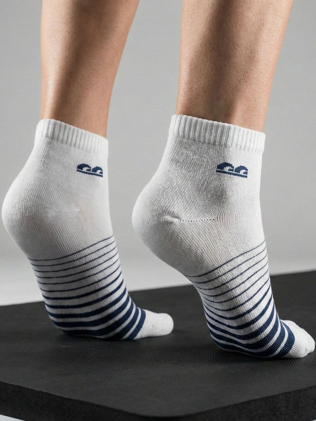 The Sock Street Unisex Assorted Striped Ankle Length Socks-image-47