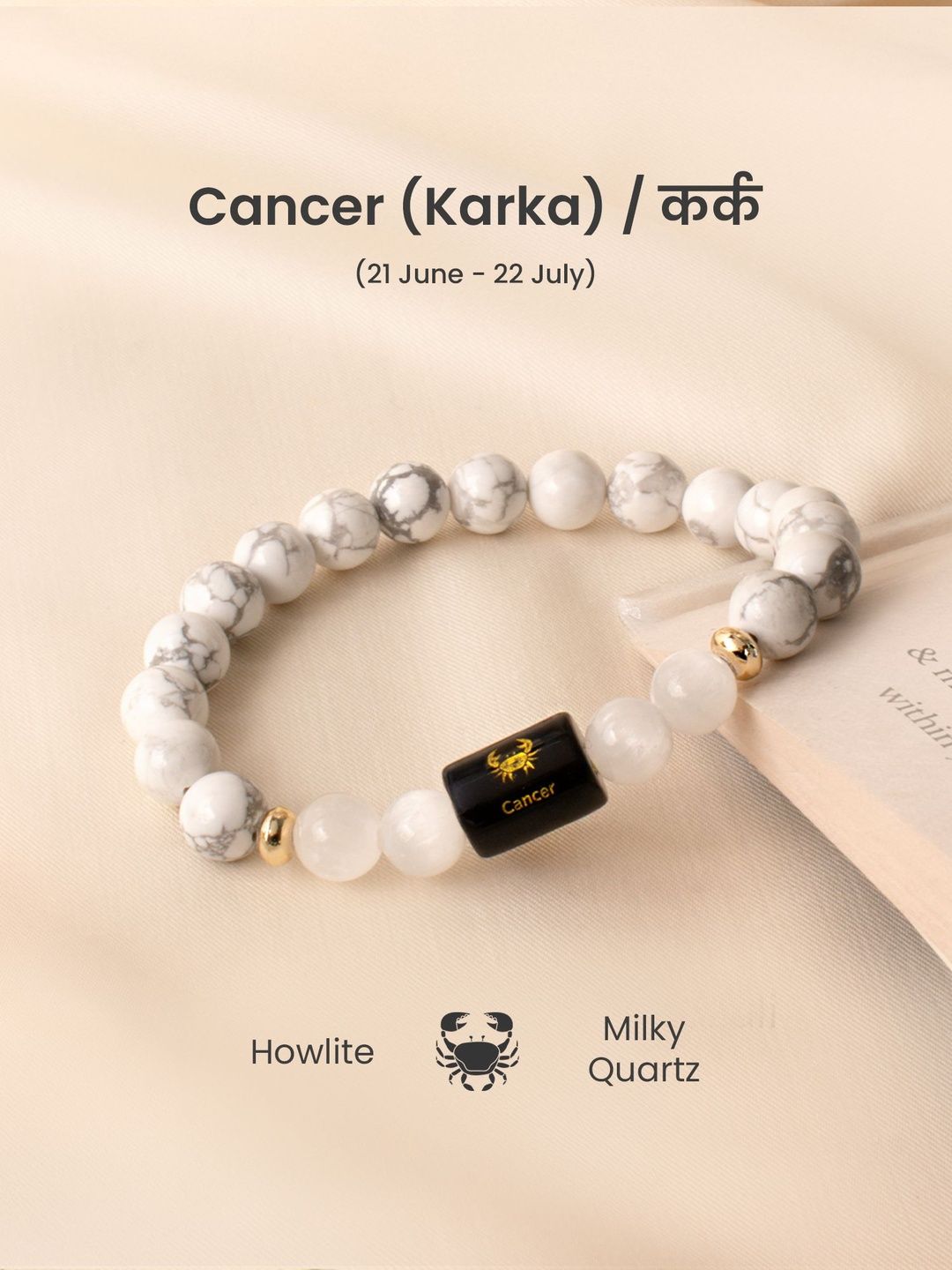 Astrotalk Unisex Brass Crystals Gold-Plated Bracelet-picture-57