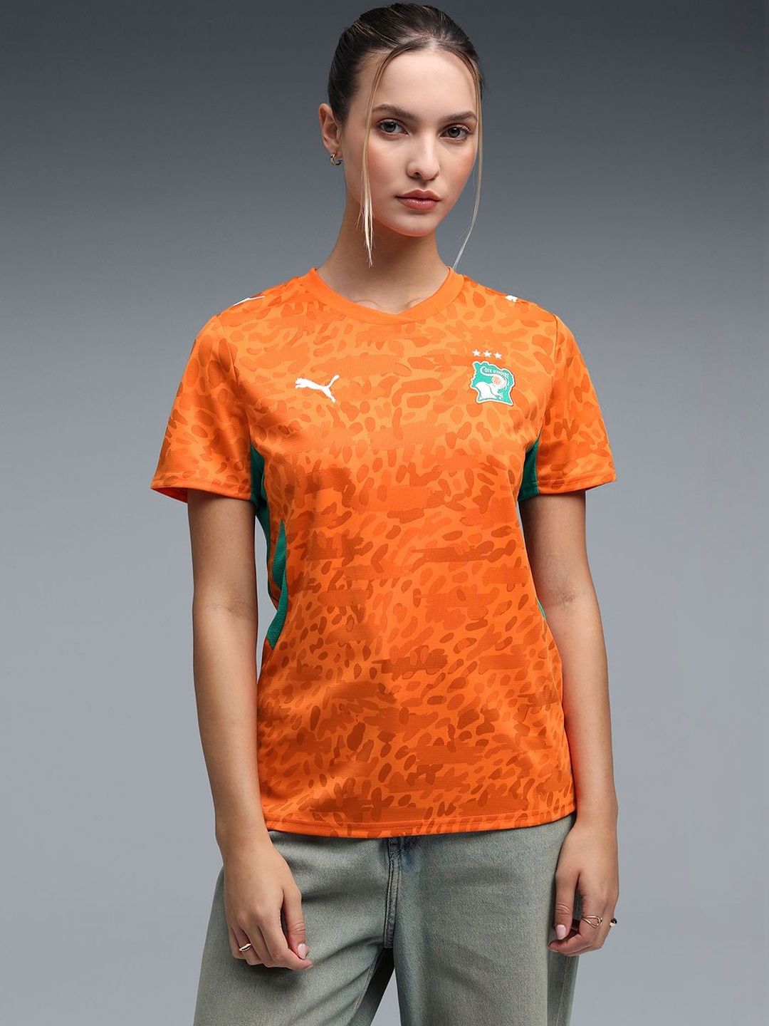 Puma Cte d'Ivoire Women's Football Home Jersey-picture-55